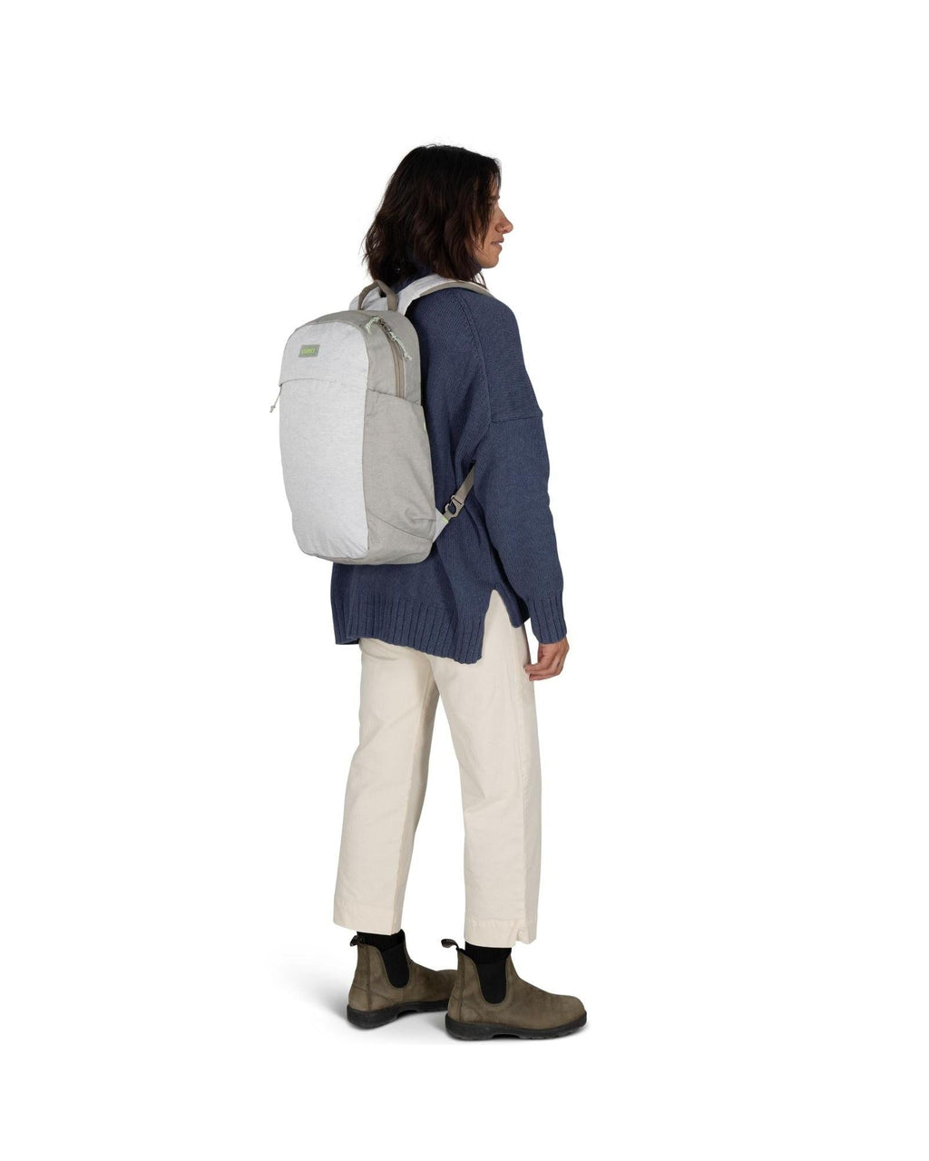 Osprey Arcane Earth Large Daypack Backpack 22L Grey Back Image 6