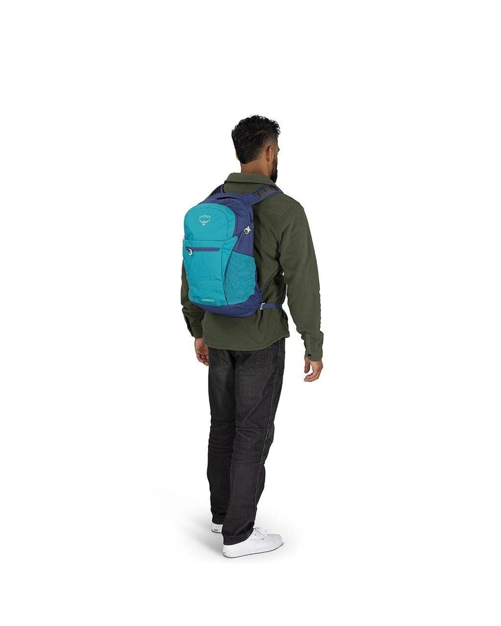 Osprey Daylite Plus Everyday Commute Backpack 20L Blue Back Image 3