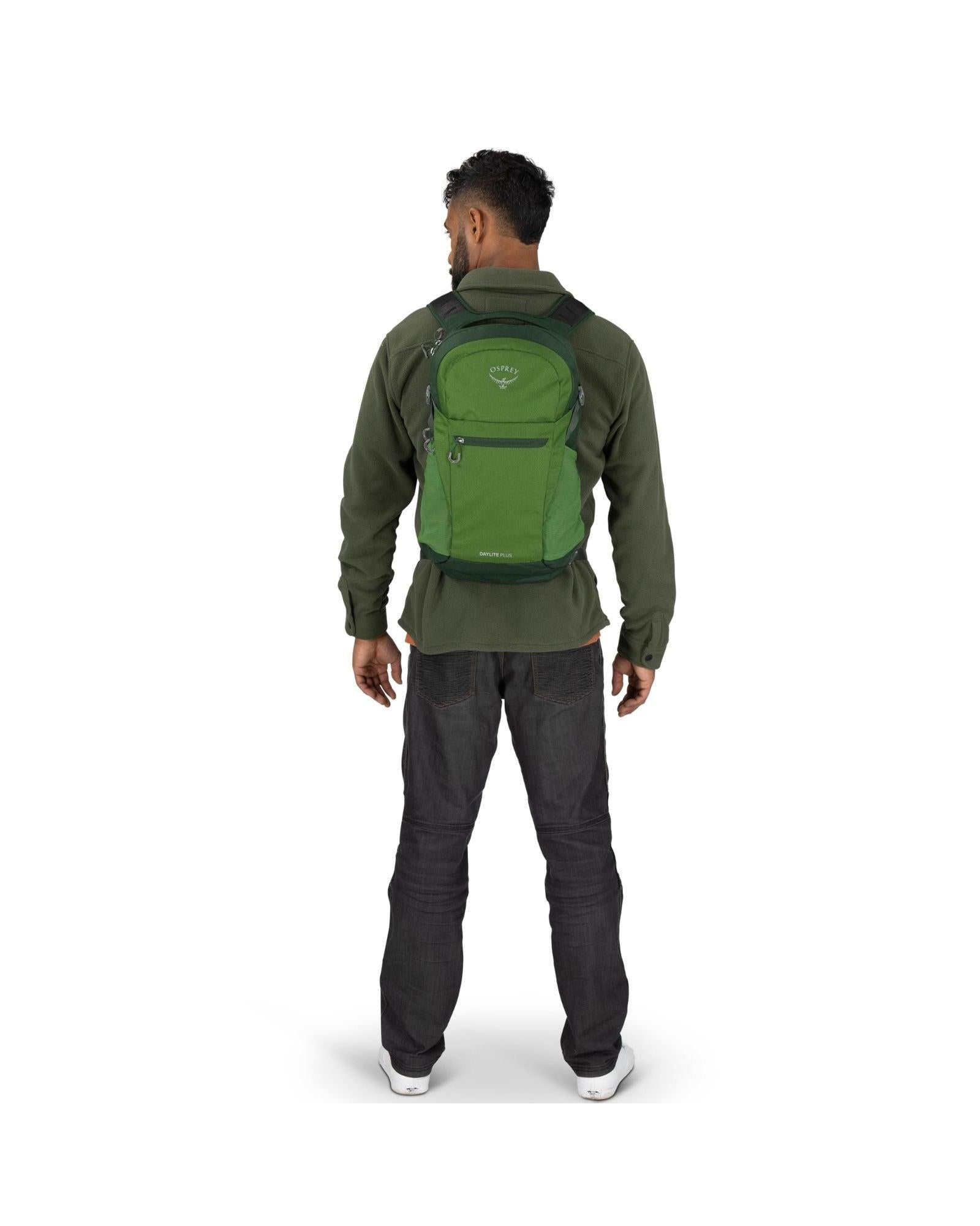 Osprey Daylite Plus Everyday Commute Backpack 20L Green Back Image 5