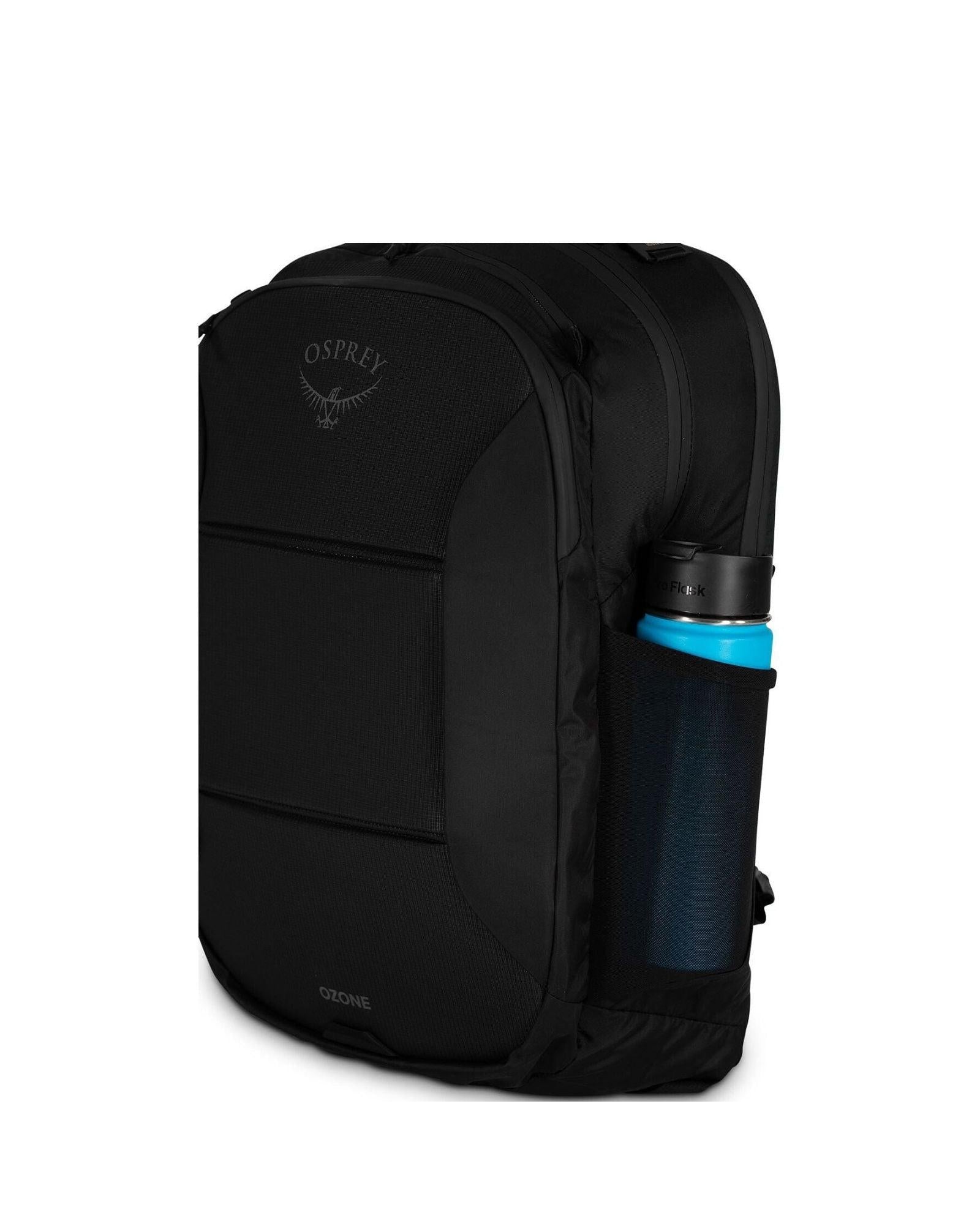 Osprey Ozone Carry-On Laptop Backpack - 28L - Black Back Image 6