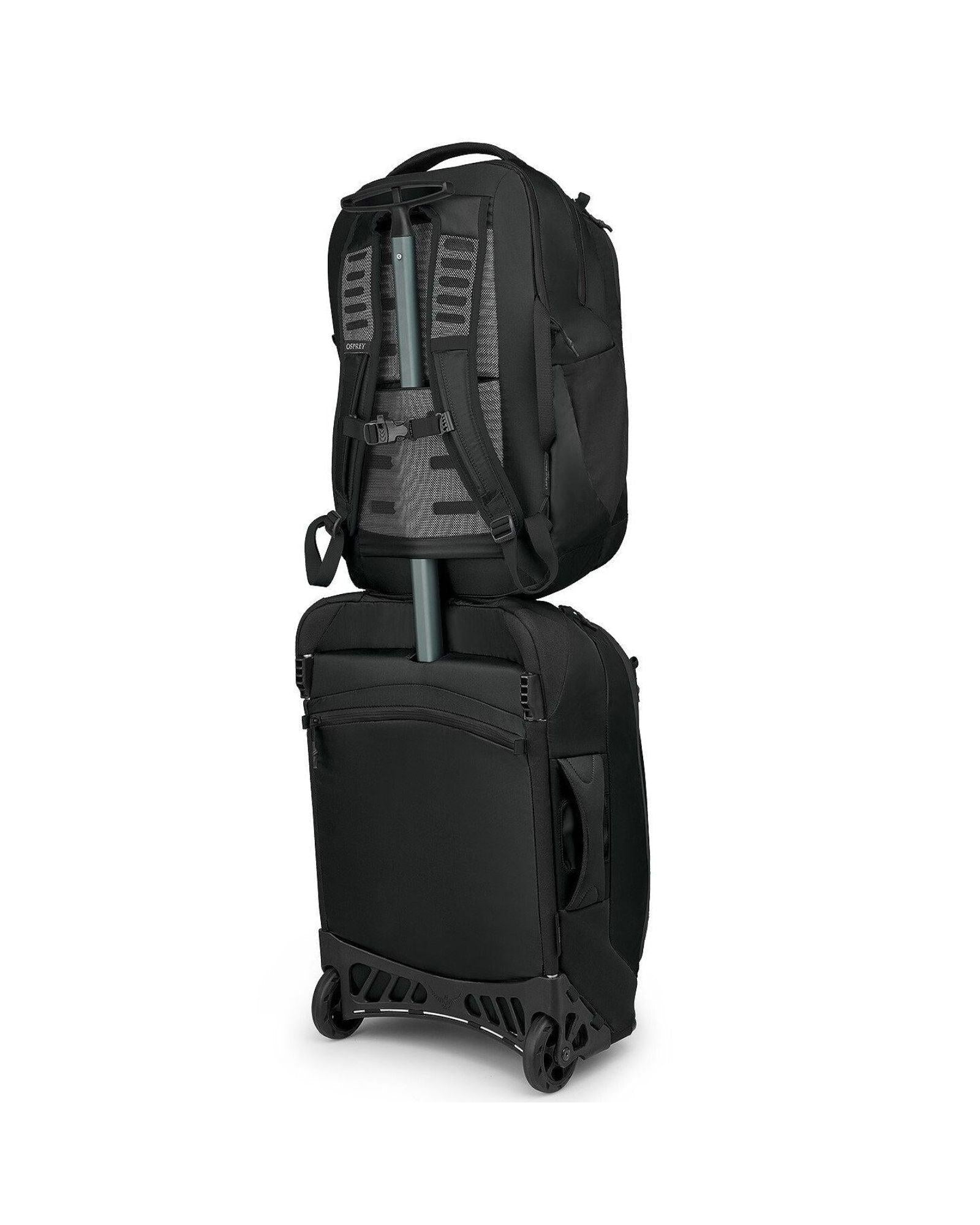 Osprey Ozone Carry-On Laptop Backpack - 28L - Black Back Image 8