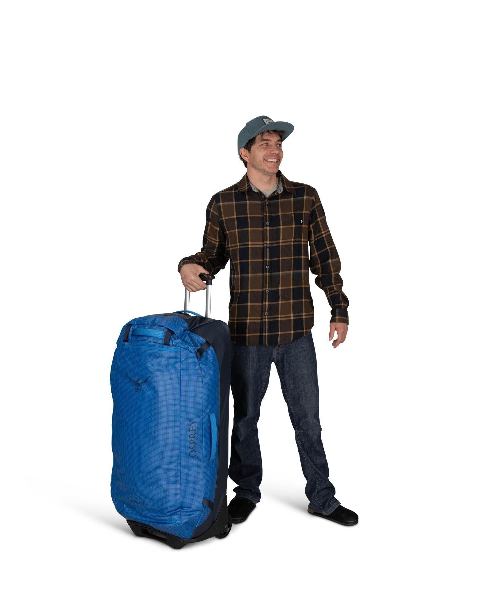 Osprey Transporter Wheeled Duffle 120L Black Front Image 5