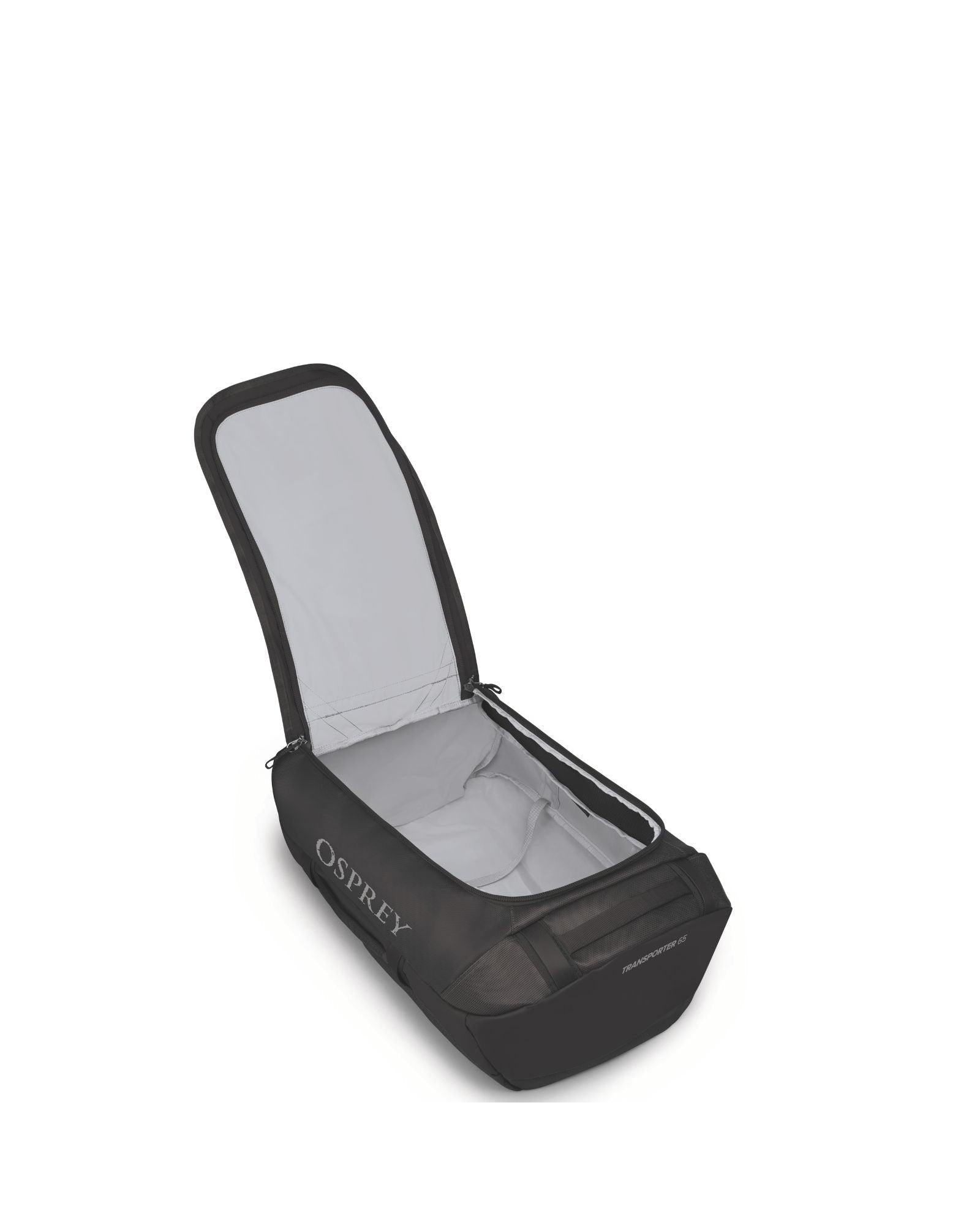 Osprey Transporter Duffle 65L Black Interior Image 4