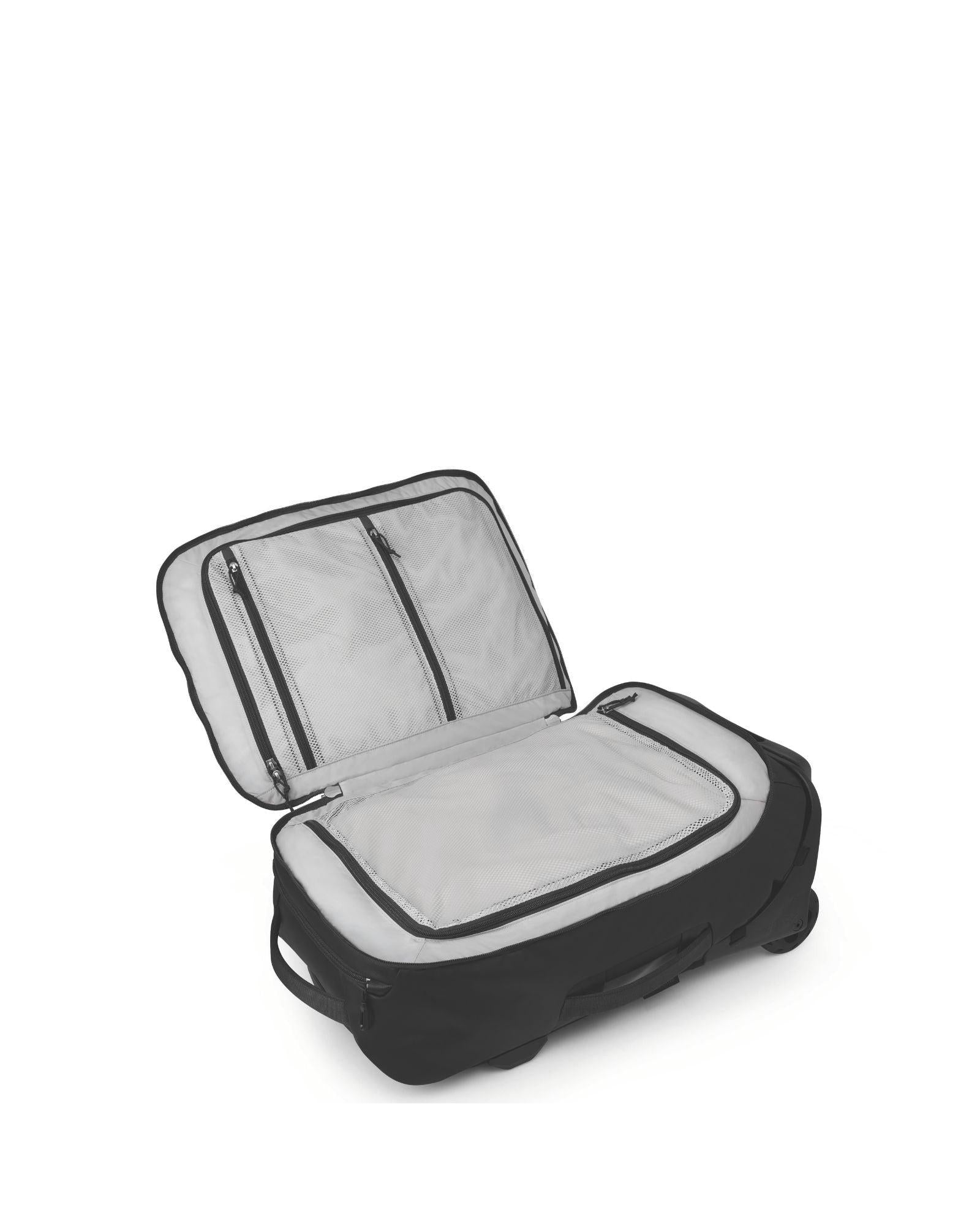 Osprey Transporter Wheeled Duffle Carry-On 38L Black Interior Image 4
