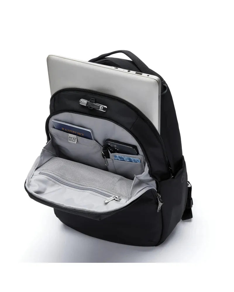 Pacsafe V All-around Anti-Theft Backpack - 16L - Jet Black