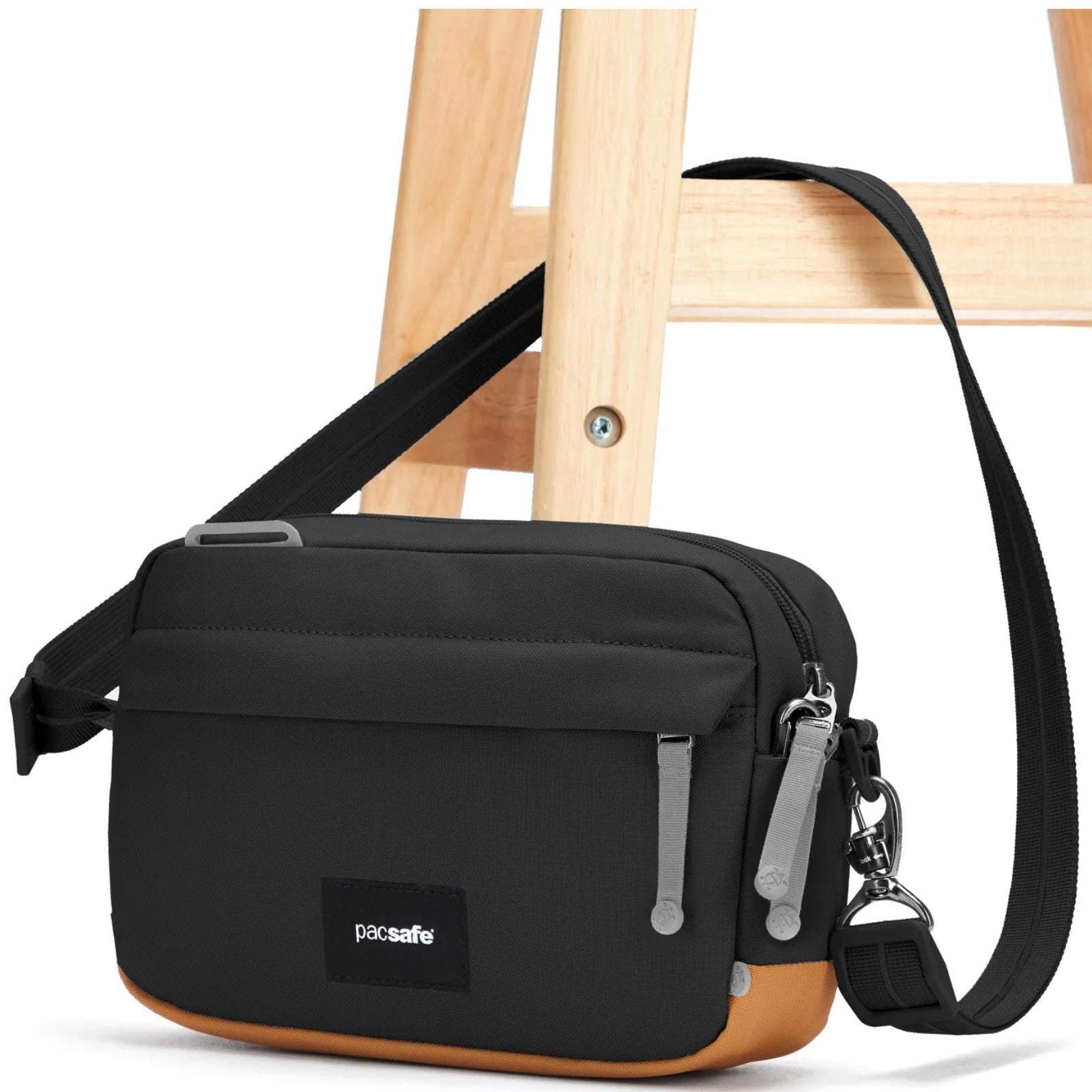 Pacsafe GO Anti-Theft Crossbody Bag - 2.5L - Jet Black