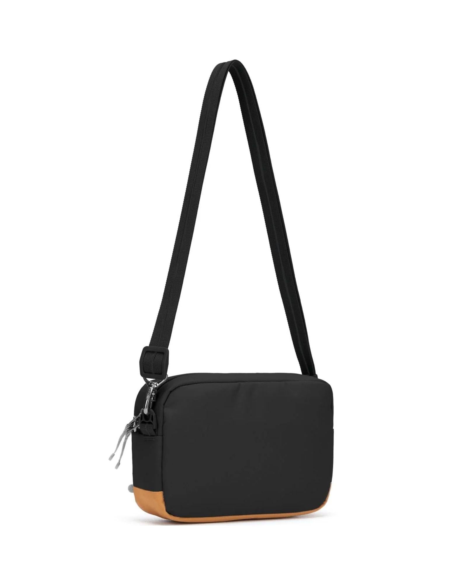 Pacsafe GO Anti-Theft Crossbody Bag - 2.5L - Jet Black Back Left Image 5