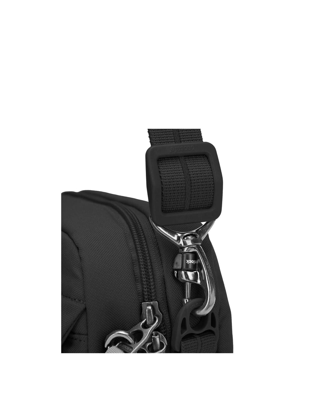Pacsafe GO Anti-Theft Crossbody Bag - 2.5L - Jet Black Image 9