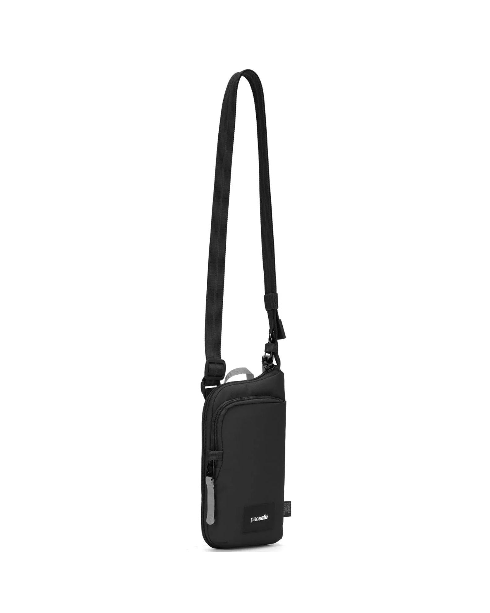 Pacsafe GO Anti-Theft Tech Crossbody Bag - Jet Black Front Left Image 1