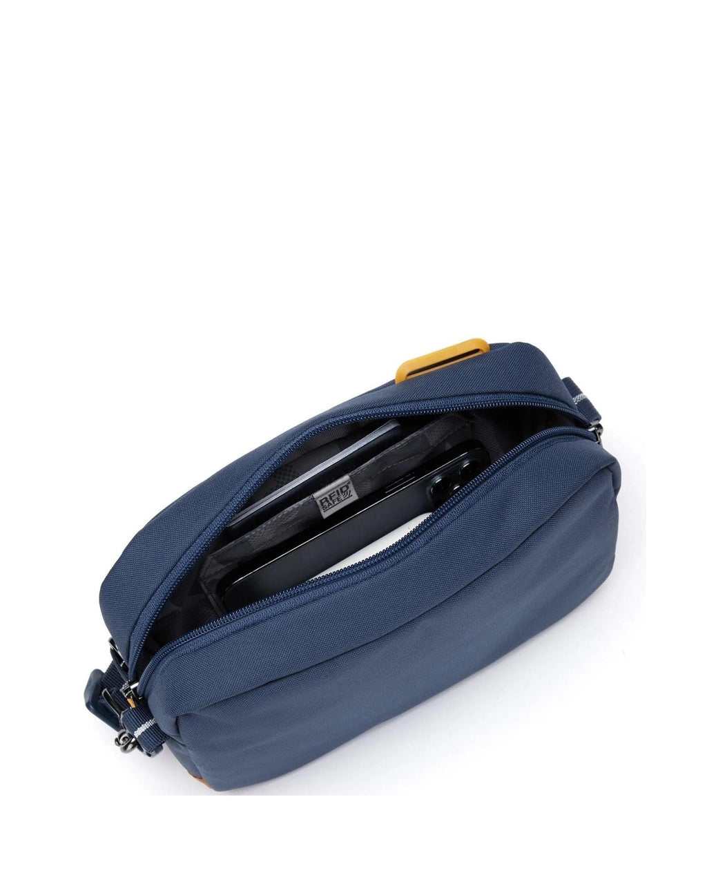 Pacsafe GO Anti-Theft Crossbody Bag S25 - 2.5L - Coastal Blue Interior Image 5