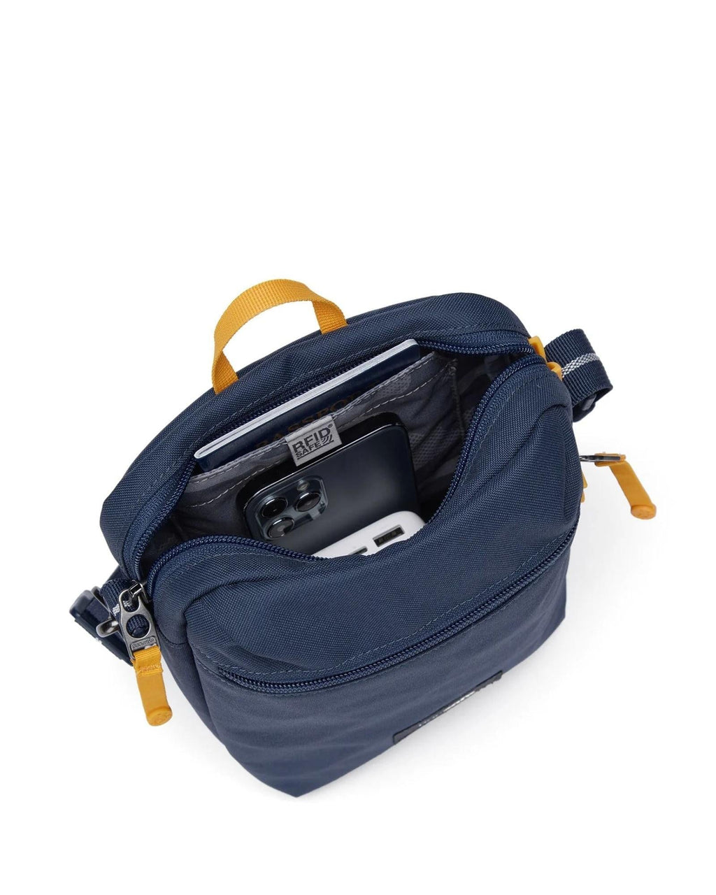 Pacsafe GO Anti-Theft Festival Crossbody Bag S25 - 4.5L - Coastal Blue Interior Image 8