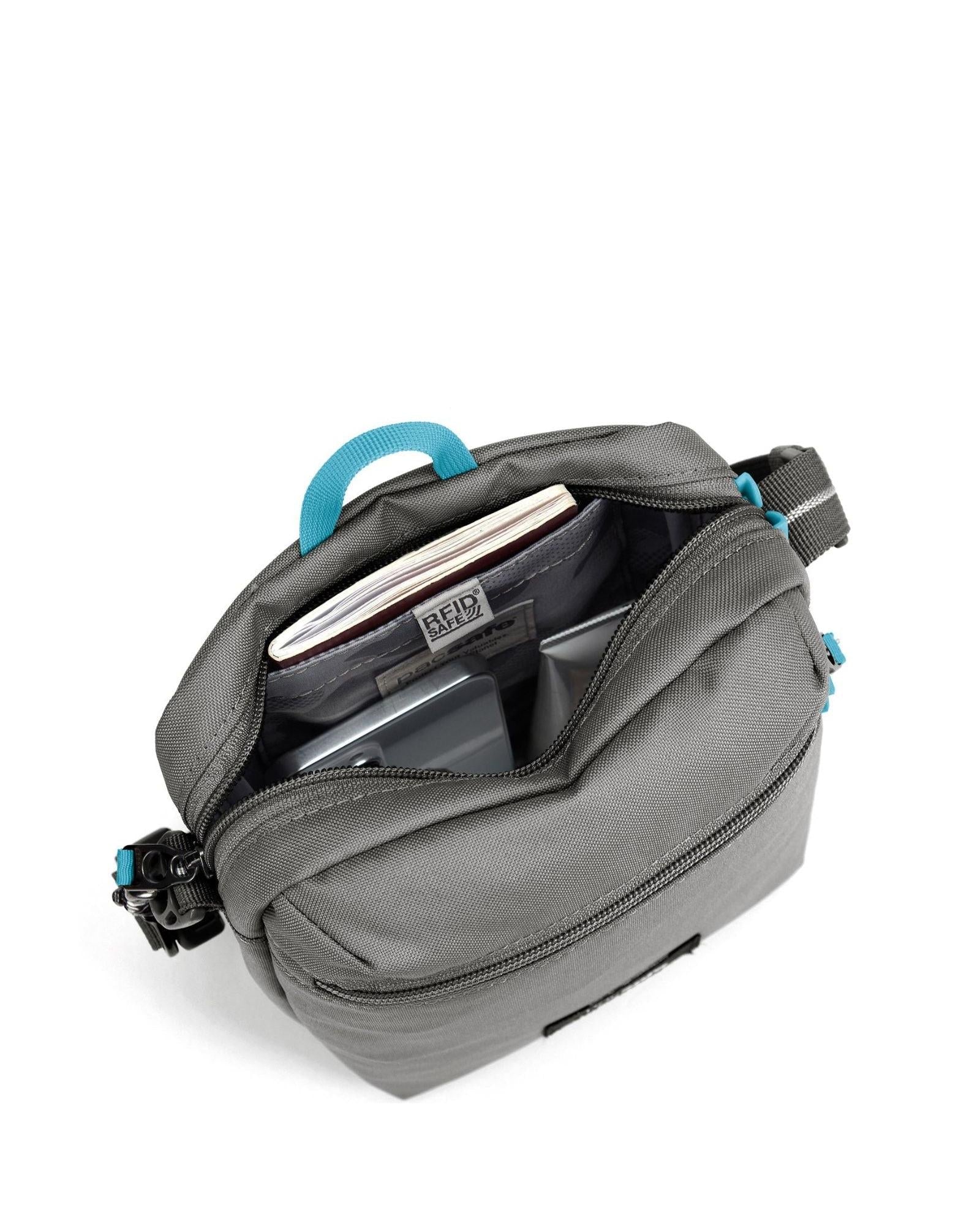 Pacsafe GO Anti-Theft Festival Crossbody Bag S25 - 4.5L - Stone Interior Back Image 7