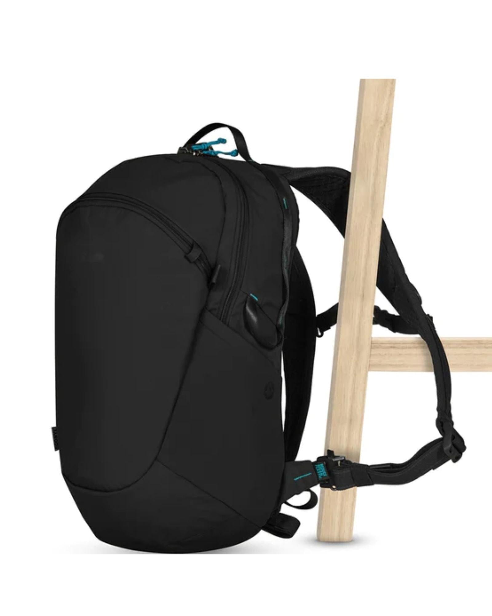 Pacsafe ECO Anti-Theft Backpack - 18L - Black Front Left Image 1