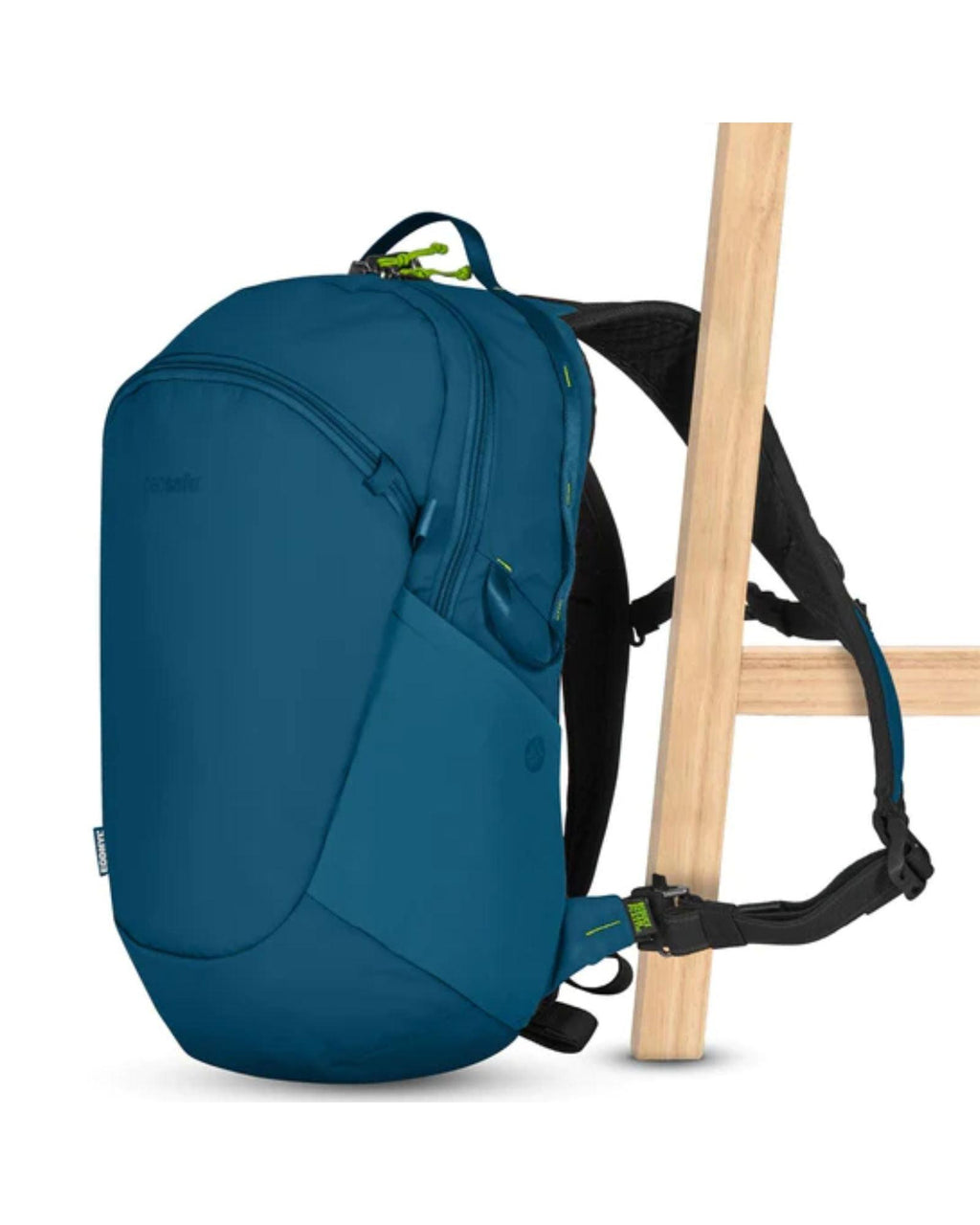 Pacsafe ECO Anti-Theft Backpack - 18L - Tidal Teal Front Left Image 1