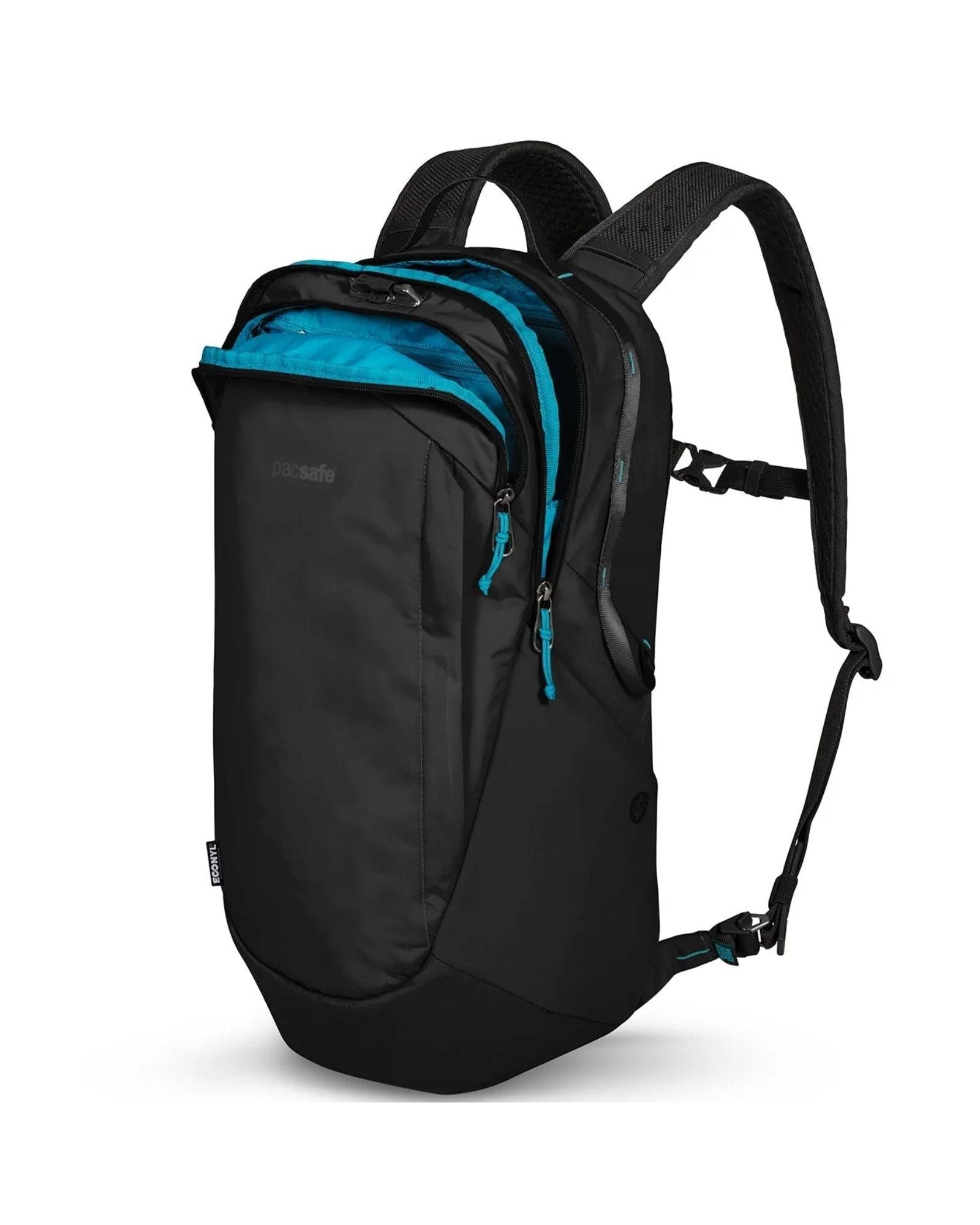 Pacsafe ECO Anti-Theft Backpack - 25L - Black Back Image 4