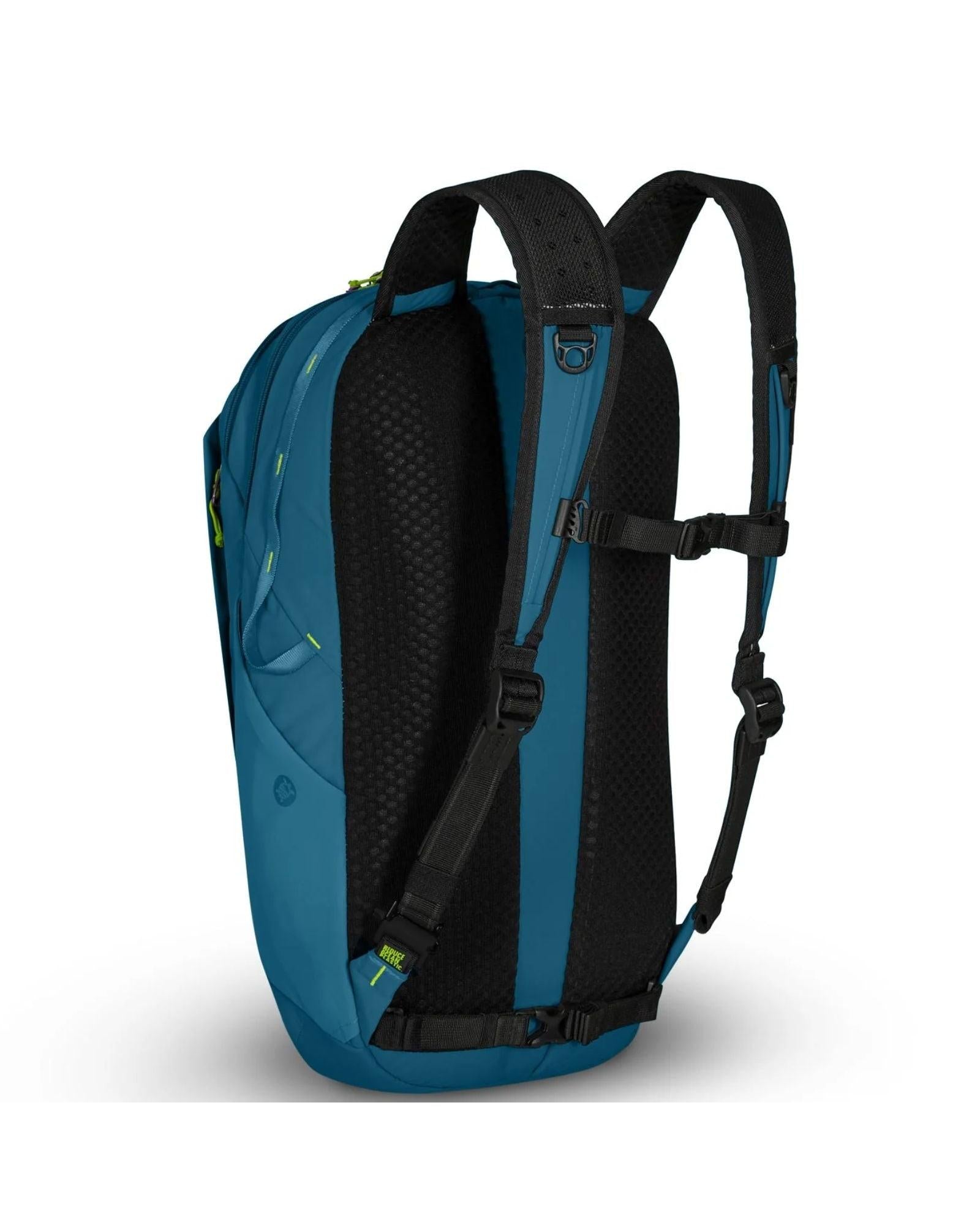Pacsafe ECO Anti-Theft Backpack - 25L - Tidal Teal Back Left Image 6