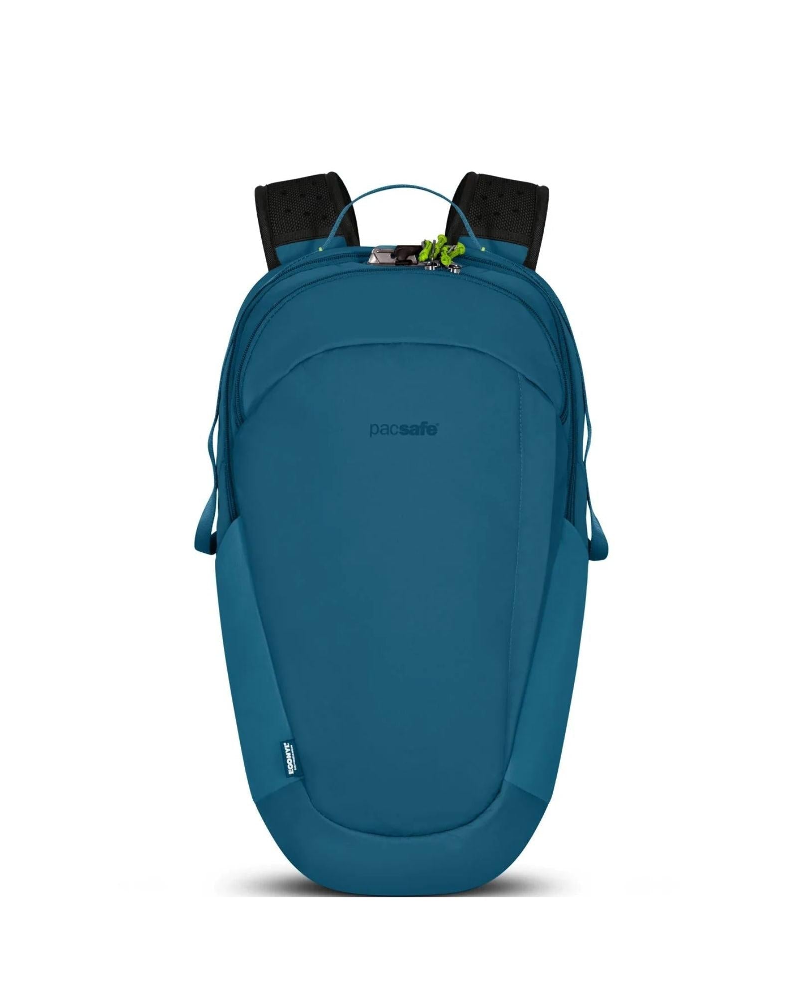 Pacsafe ECO Anti-Theft Backpack - 25L - Tidal Teal Front Image 3