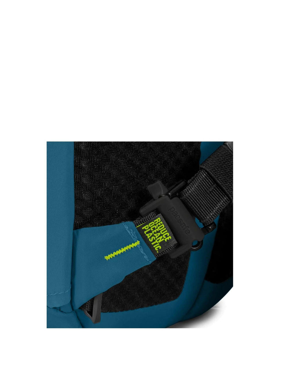 Pacsafe ECO Anti-Theft Backpack - 25L - Tidal Teal Back Image 8