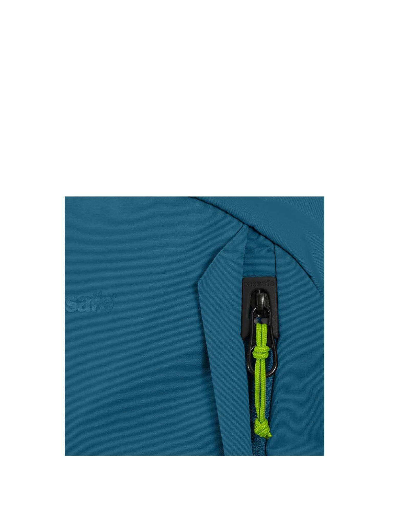 Pacsafe ECO Anti-Theft Backpack - 25L - Tidal Teal Back Image 11