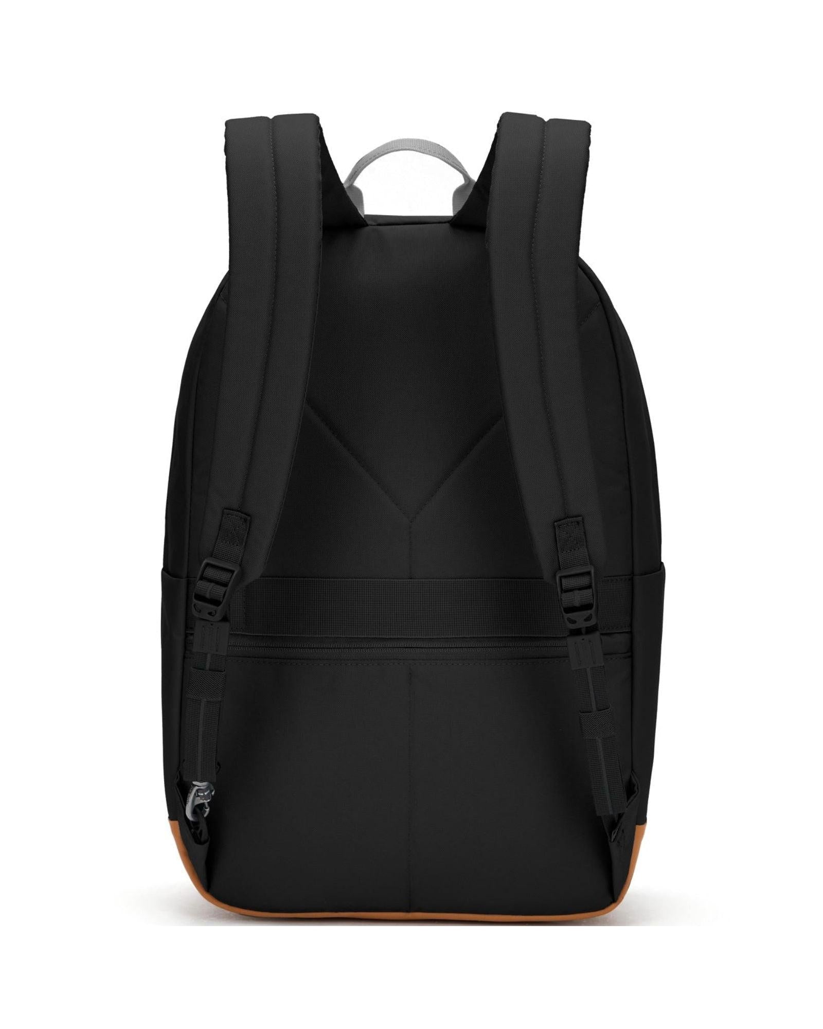 Pacsafe GO Anti-Theft Backpack - 25L - Jet Black Back Image 4