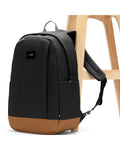 Pacsafe GO Anti-Theft Backpack - 25L - Jet Black Front Left Image 1