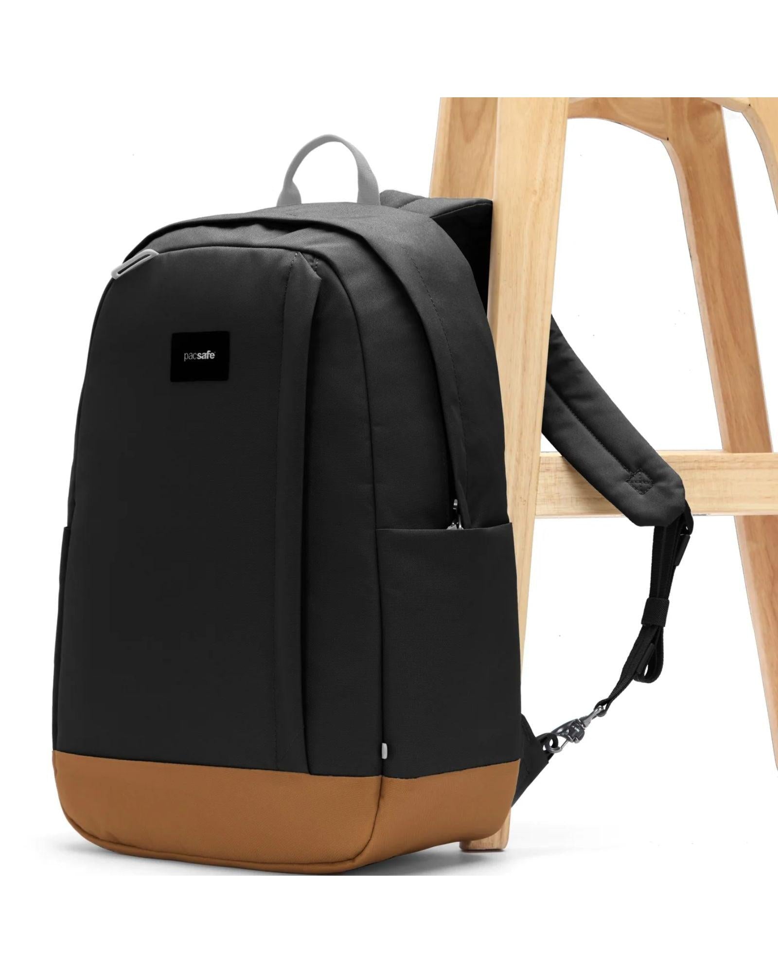 Pacsafe GO Anti-Theft Backpack - 25L - Jet Black Front Left Image 1