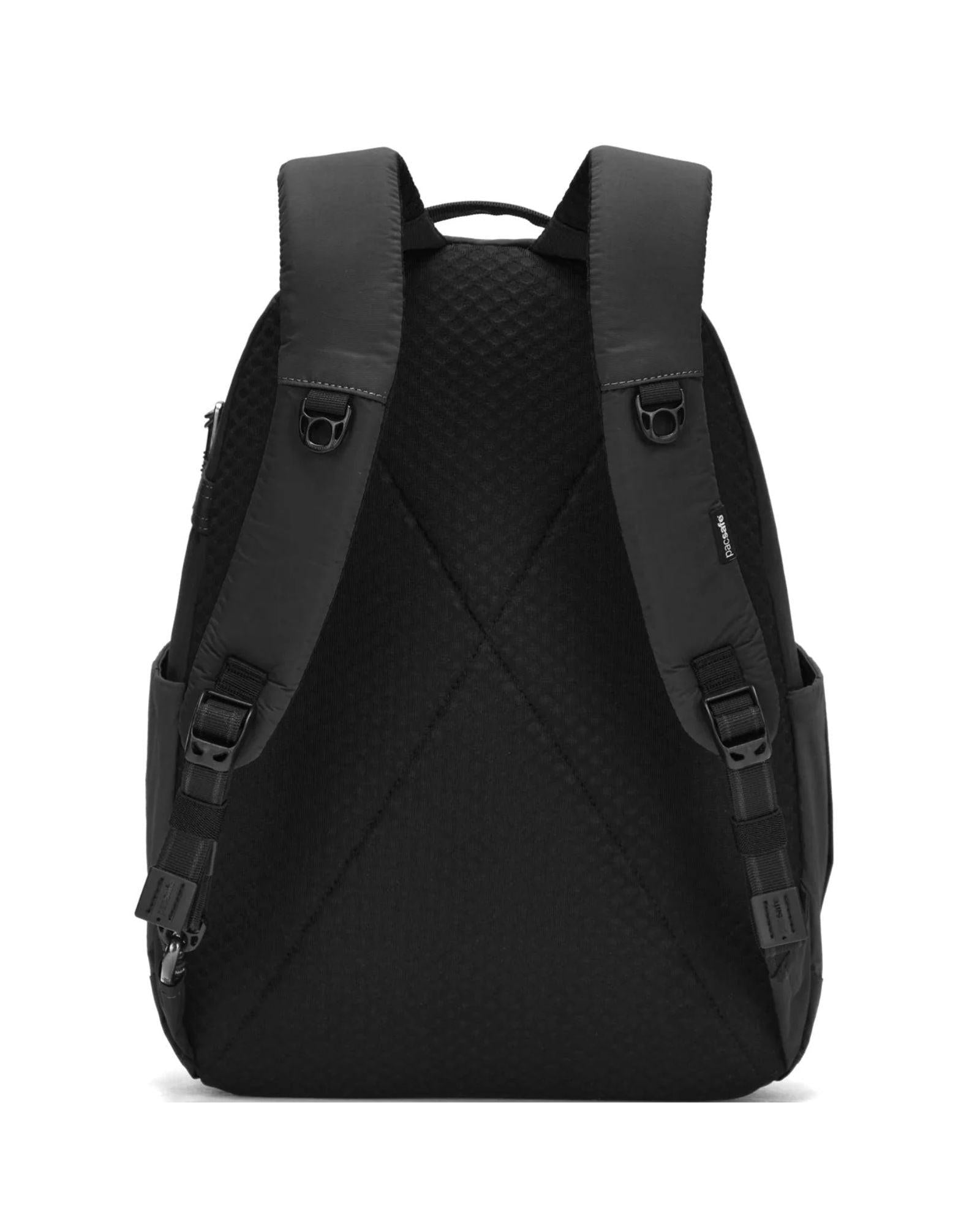 Pacsafe Metrosafe LS350 Anti-Theft ECONYL Backpack - 15L - Black Back Image 4