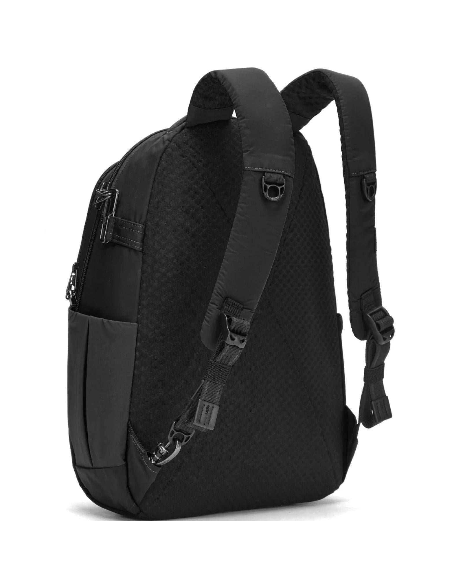 Pacsafe Metrosafe LS350 Anti-Theft ECONYL Backpack - 15L - Black Back Left Image 5