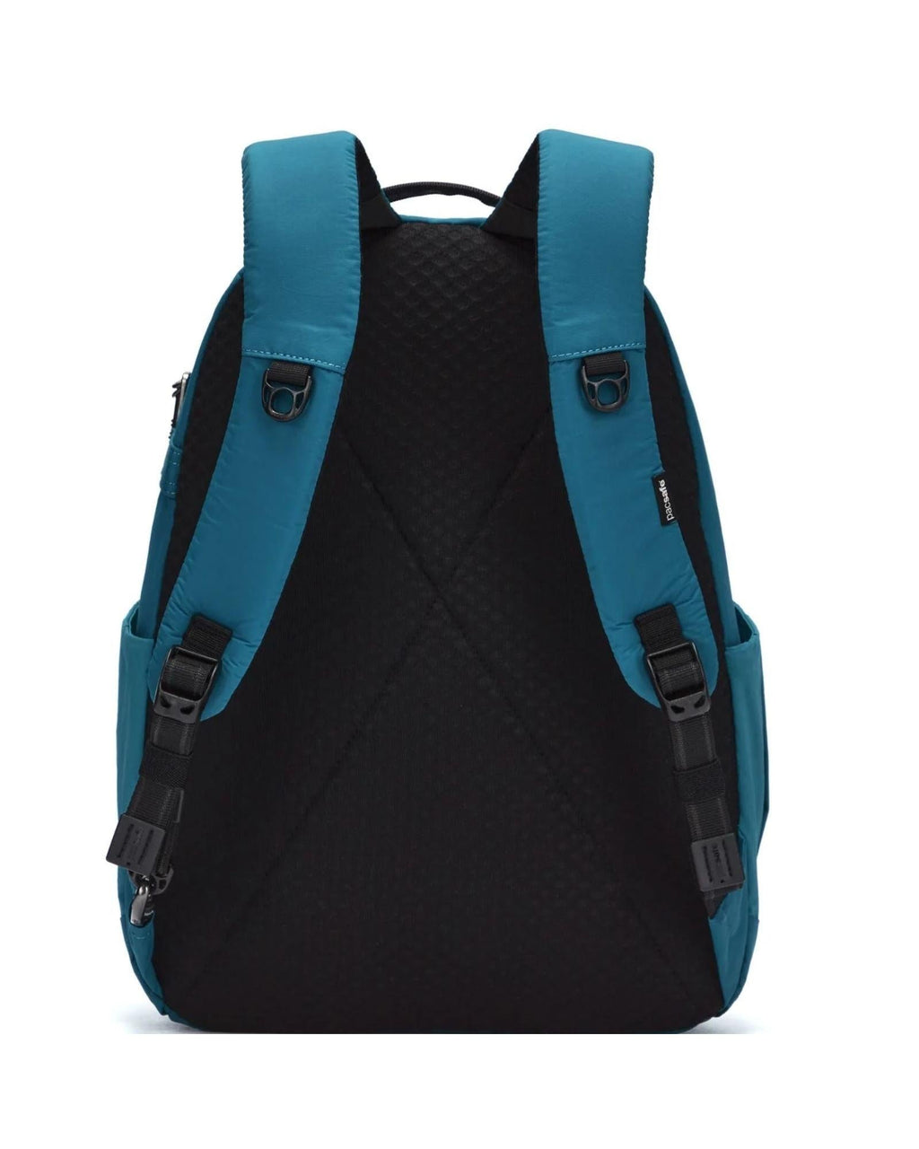 Pacsafe Metrosafe LS350 Anti-Theft ECONYL Backpack - 15L - Tidal Teal Back Image 4