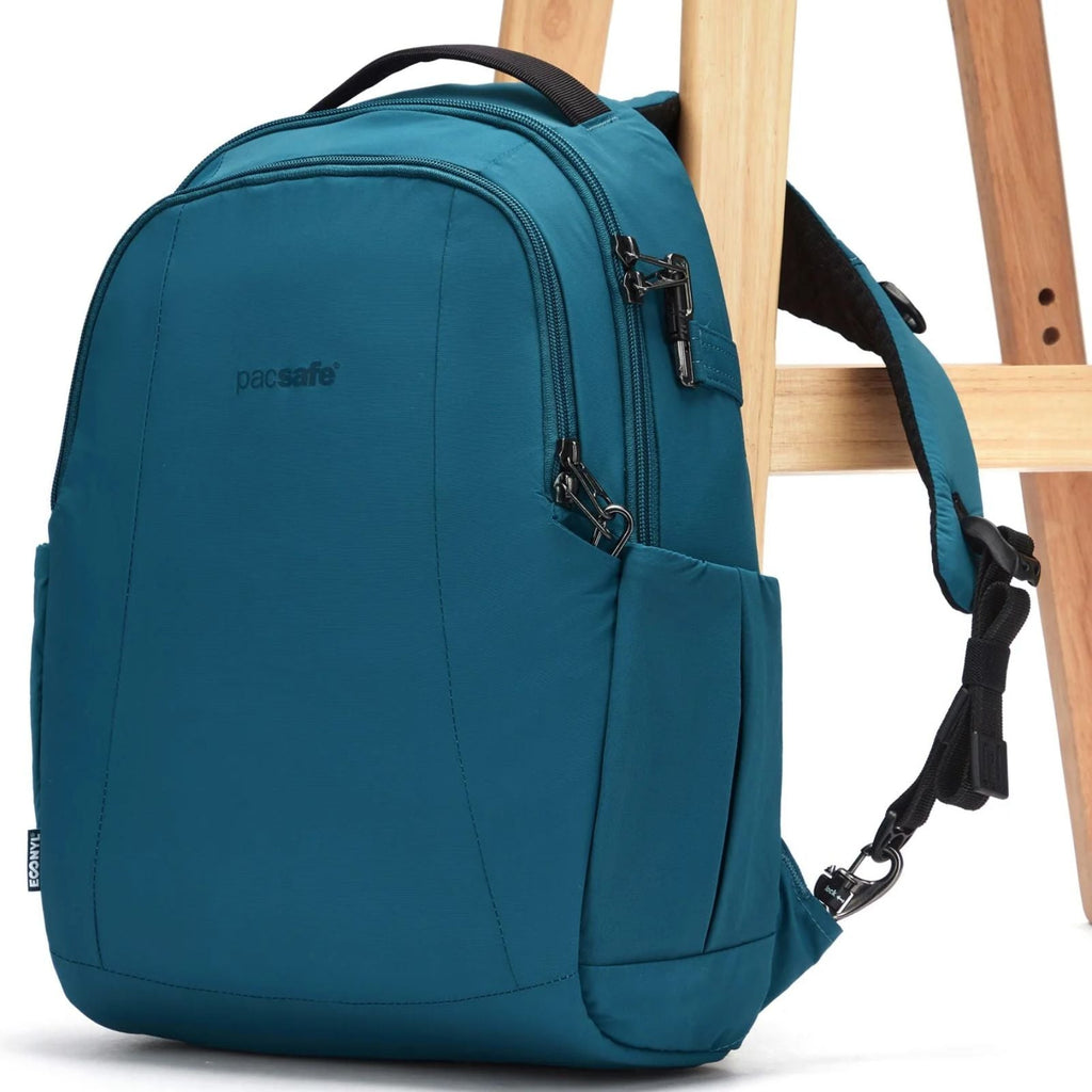 Pacsafe Metrosafe LS350 Anti-Theft ECONYL Backpack - 15L - Tidal Teal