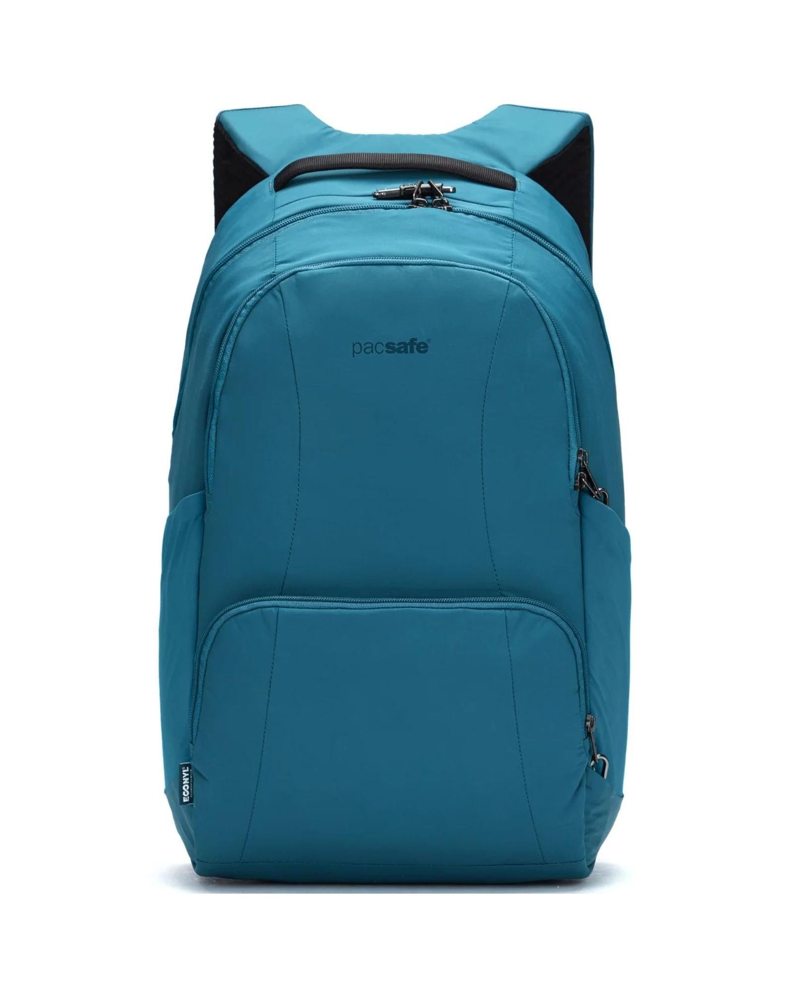 Pacsafe Metrosafe LS450 Anti-Theft ECONYL Backpack - 25L - Tidal Teal Front Image 2