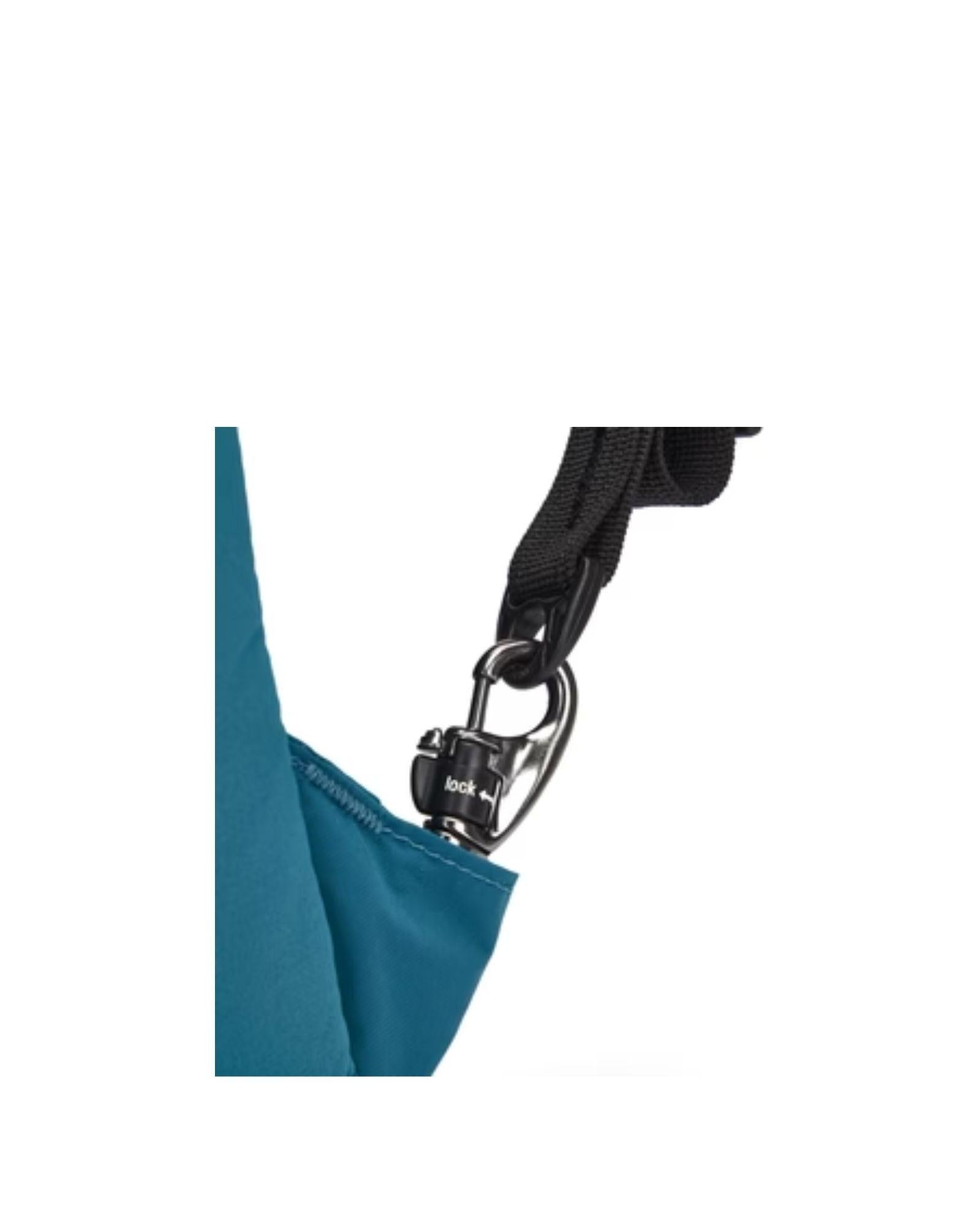 Pacsafe Metrosafe LS450 Anti-Theft ECONYL Backpack - 25L - Tidal Teal Back Image 9