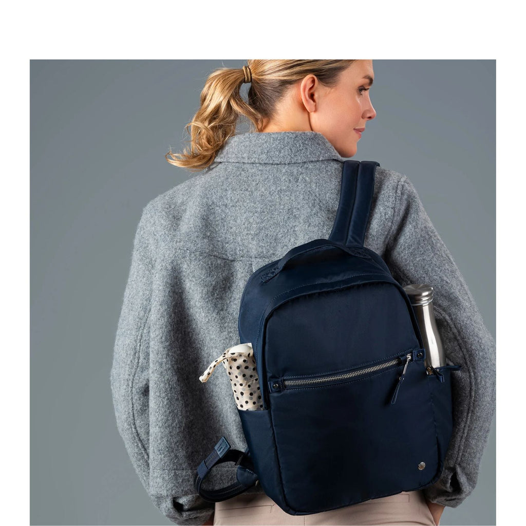 Pacsafe W Anti-Theft Laptop Backpack - 13-Inch / 10L - Navy