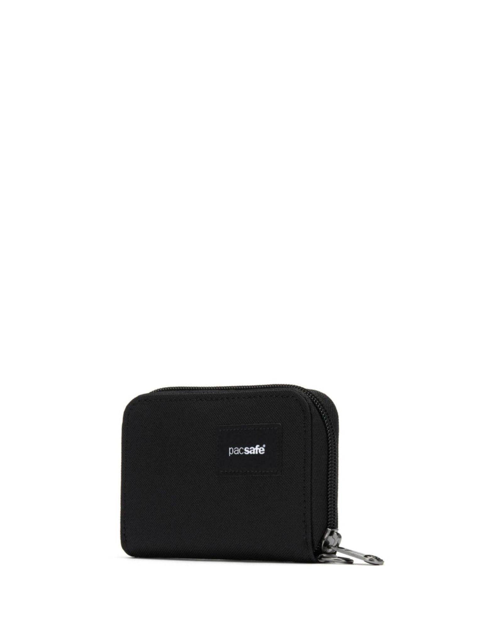 Pacsafe RFIDsafe Travel Card Wallet S25 - Jet Black Front Right Image 1