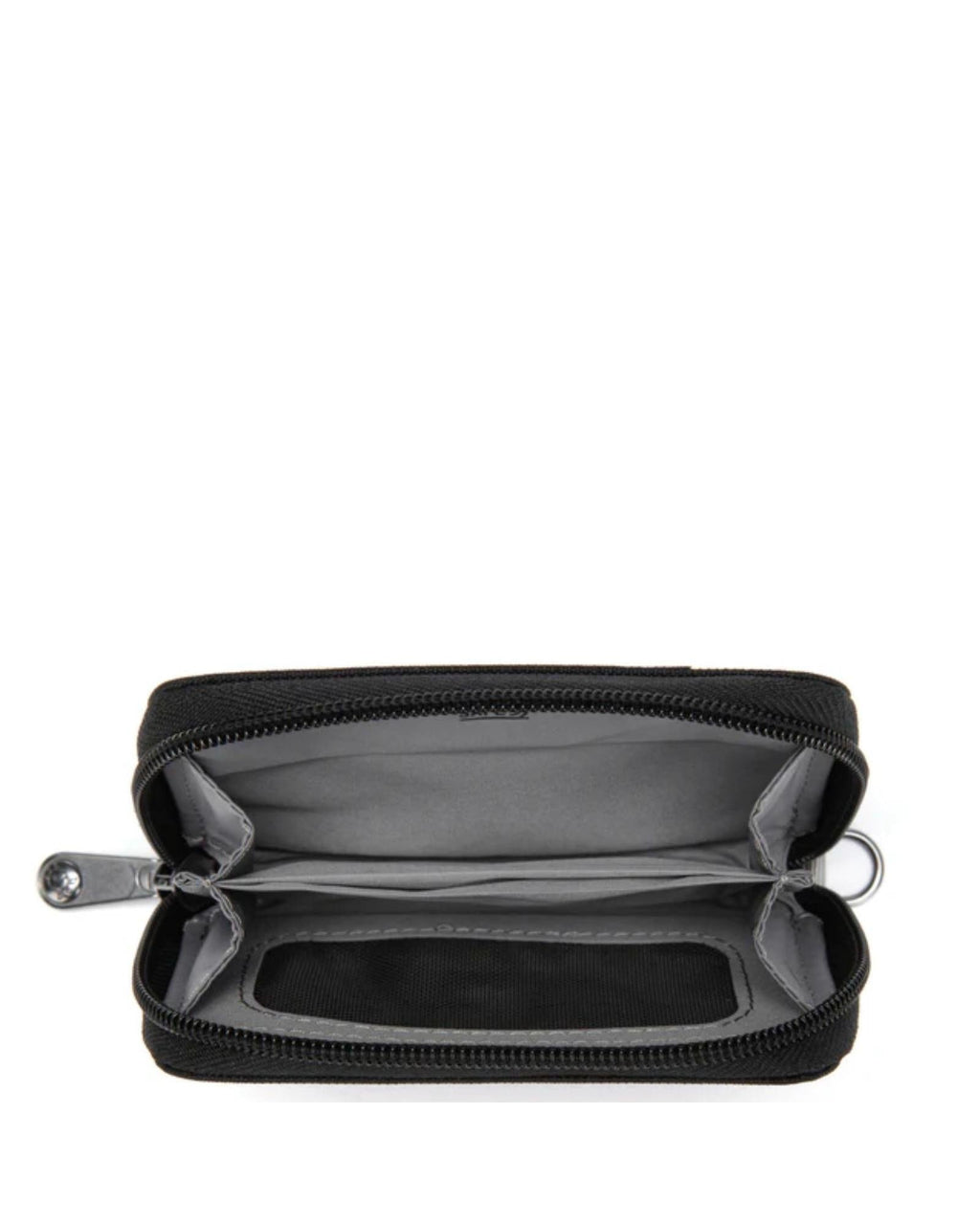 Pacsafe RFIDsafe Travel Card Wallet S25 - Jet Black Interior Image 4