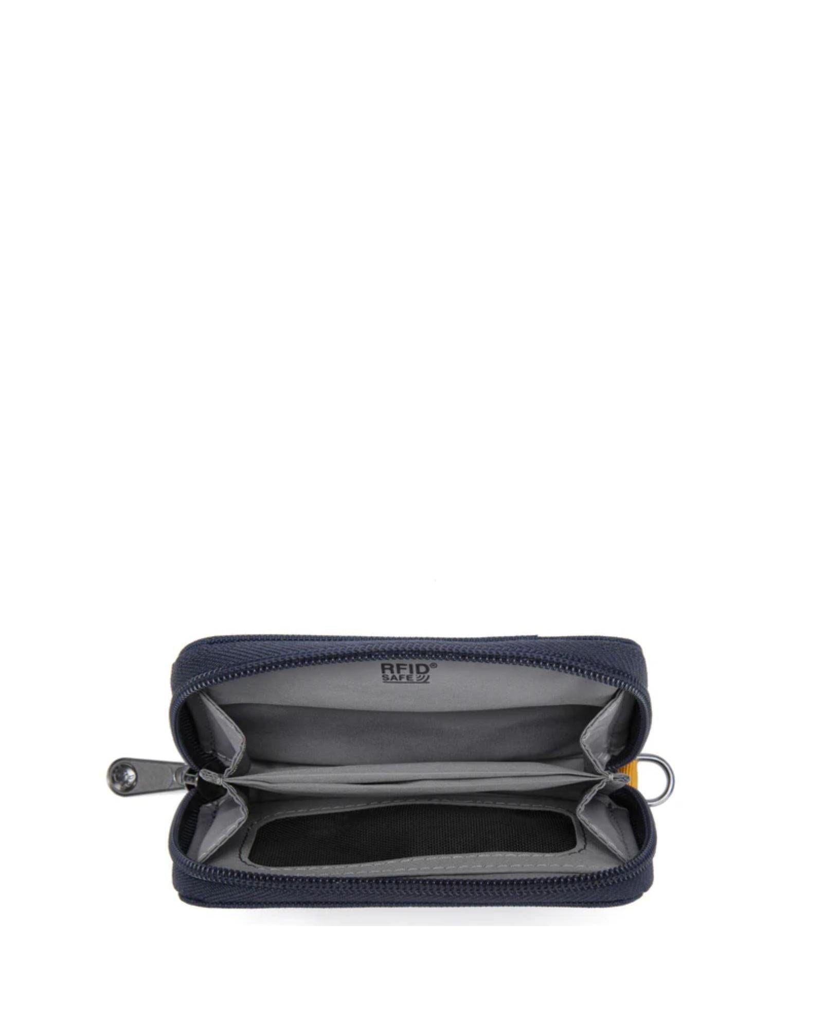Pacsafe RFIDsafe Travel Card Wallet S25 - Coastal Blue Interior Image 4