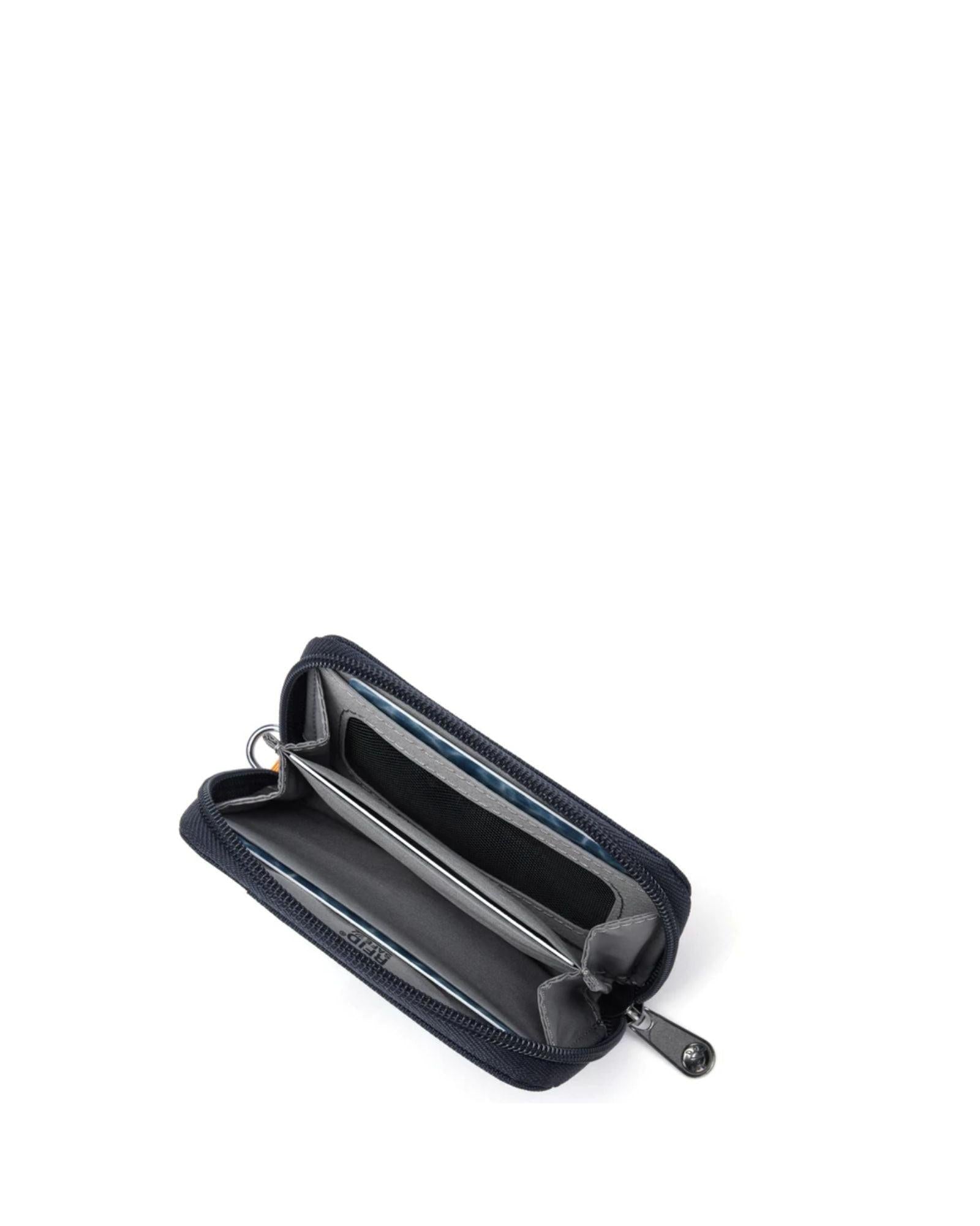 Pacsafe RFIDsafe Travel Card Wallet S25 - Coastal Blue Interior Image 5