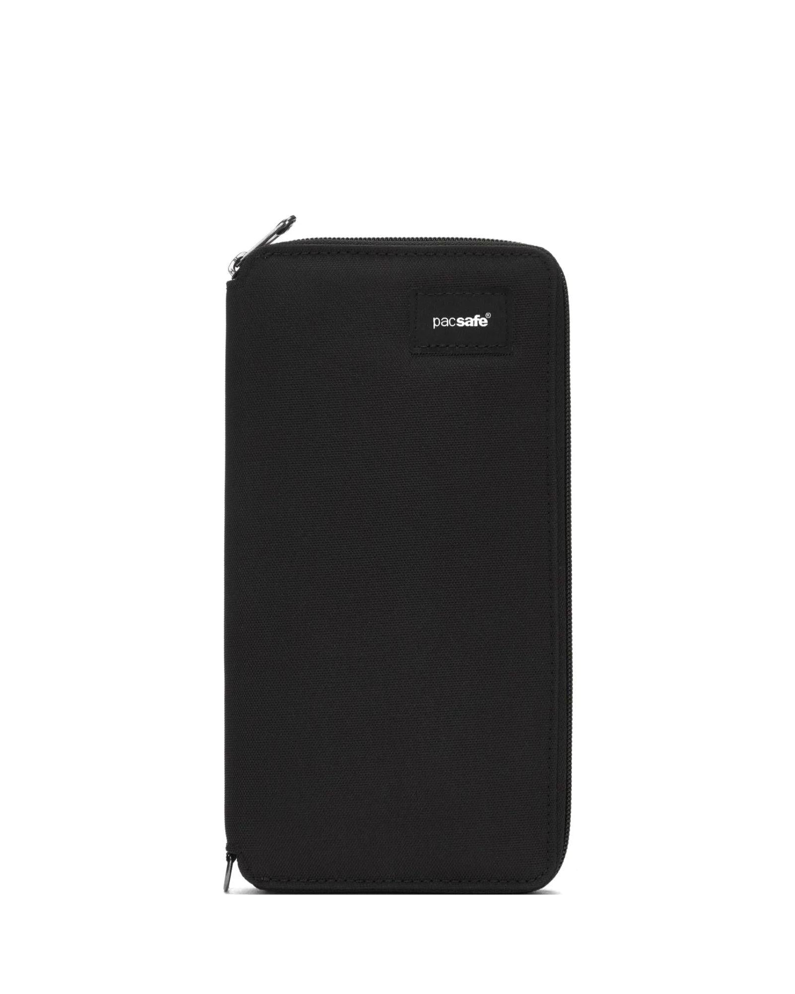 Pacsafe RFIDsafe Travel Wallet S25 - Jet Black Front Image 1