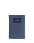 Pacsafe RFIDsafe Men's Trifold Wallet S25 - Coastal Blue Front Image 1