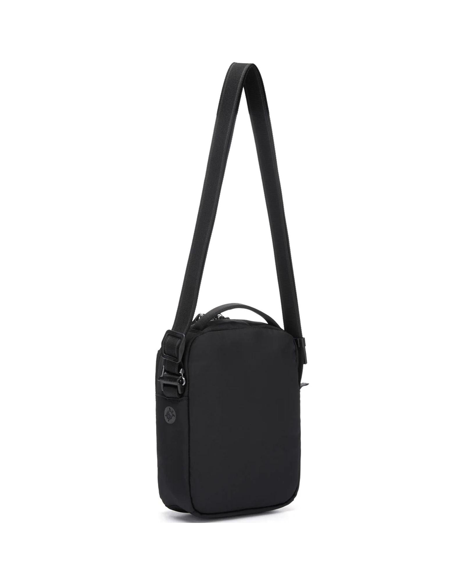 Pacsafe V Companion Anti-Theft Crossbody Bag - Jet Black Back Left Image 6