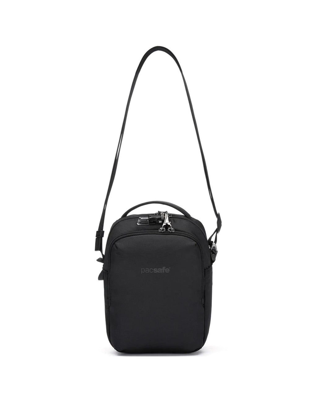 Pacsafe V Companion Anti-Theft Crossbody Bag - Jet Black Front Image 3