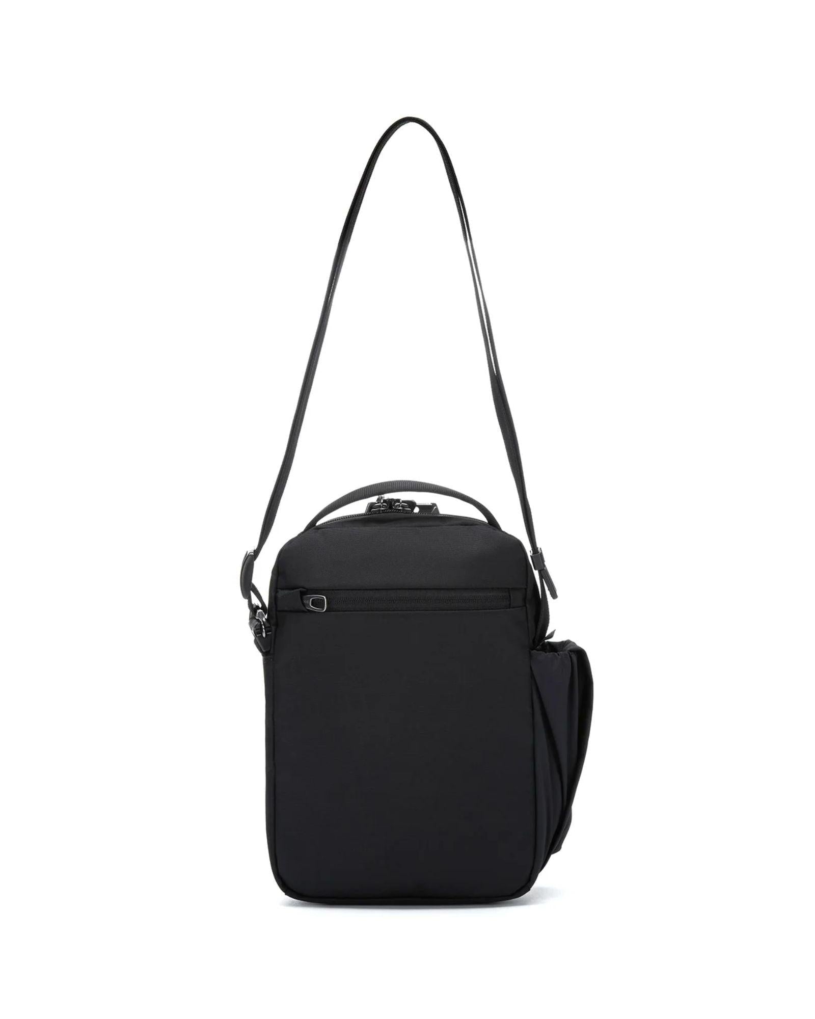 Pacsafe V Tour Anti-Theft Crossbody Bag - Jet Black Back Image 4