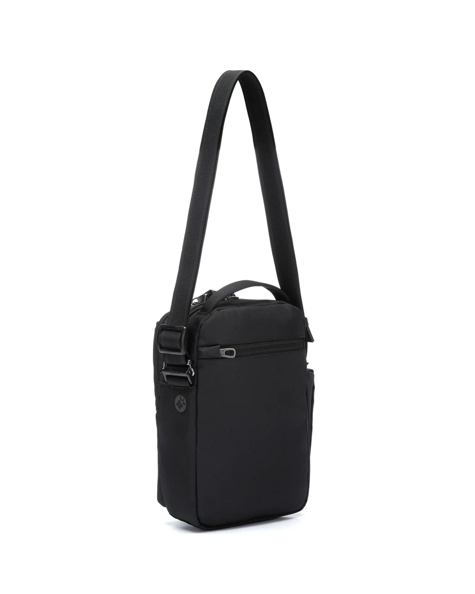 Pacsafe V Tour Anti-Theft Crossbody Bag - Jet Black Back Right Image 5