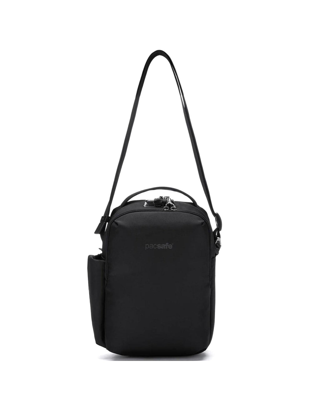 Pacsafe V Tour Anti-Theft Crossbody Bag - Jet Black Front Image 3
