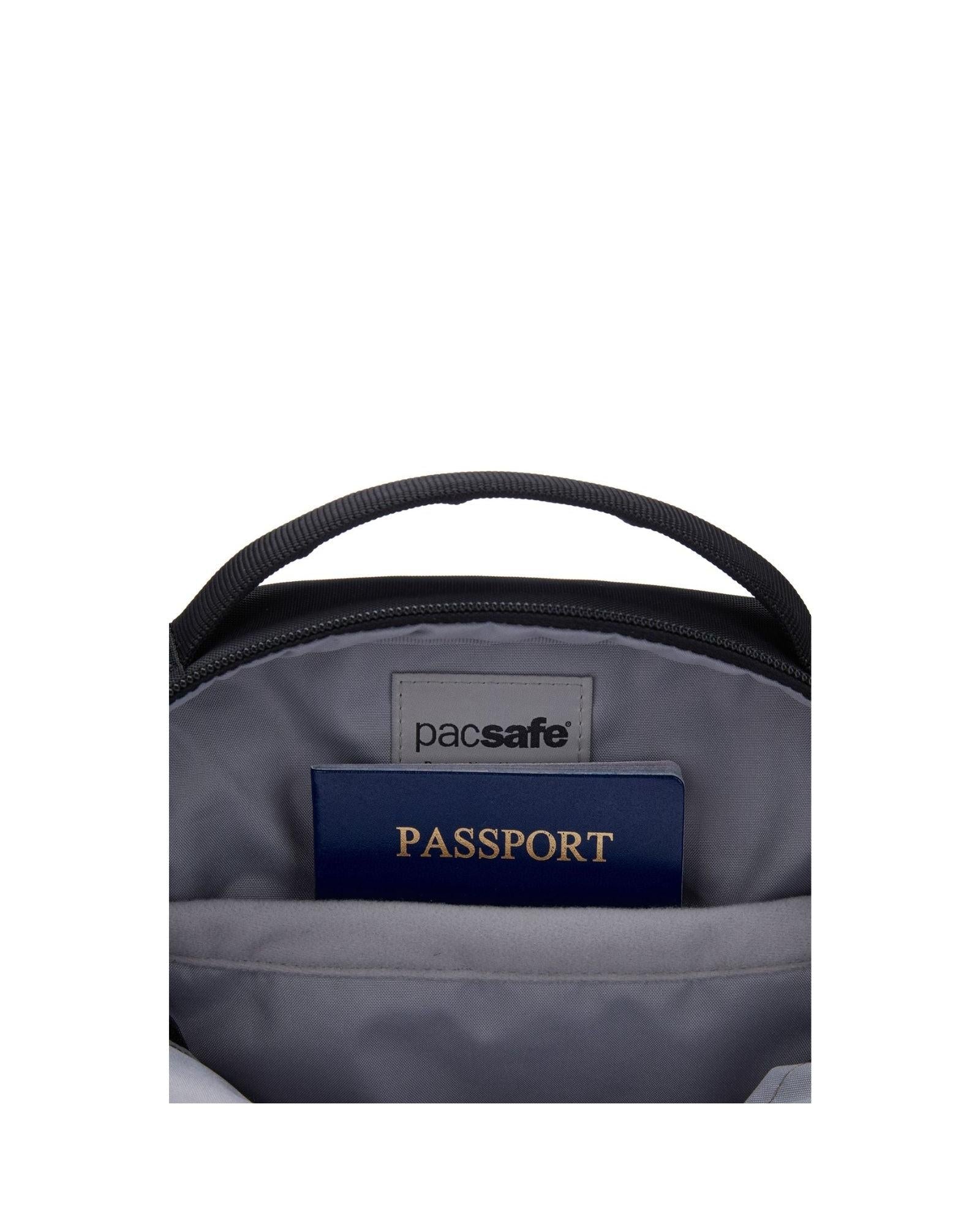 Pacsafe V Tour Anti-Theft Crossbody Bag - Jet Black Image 6