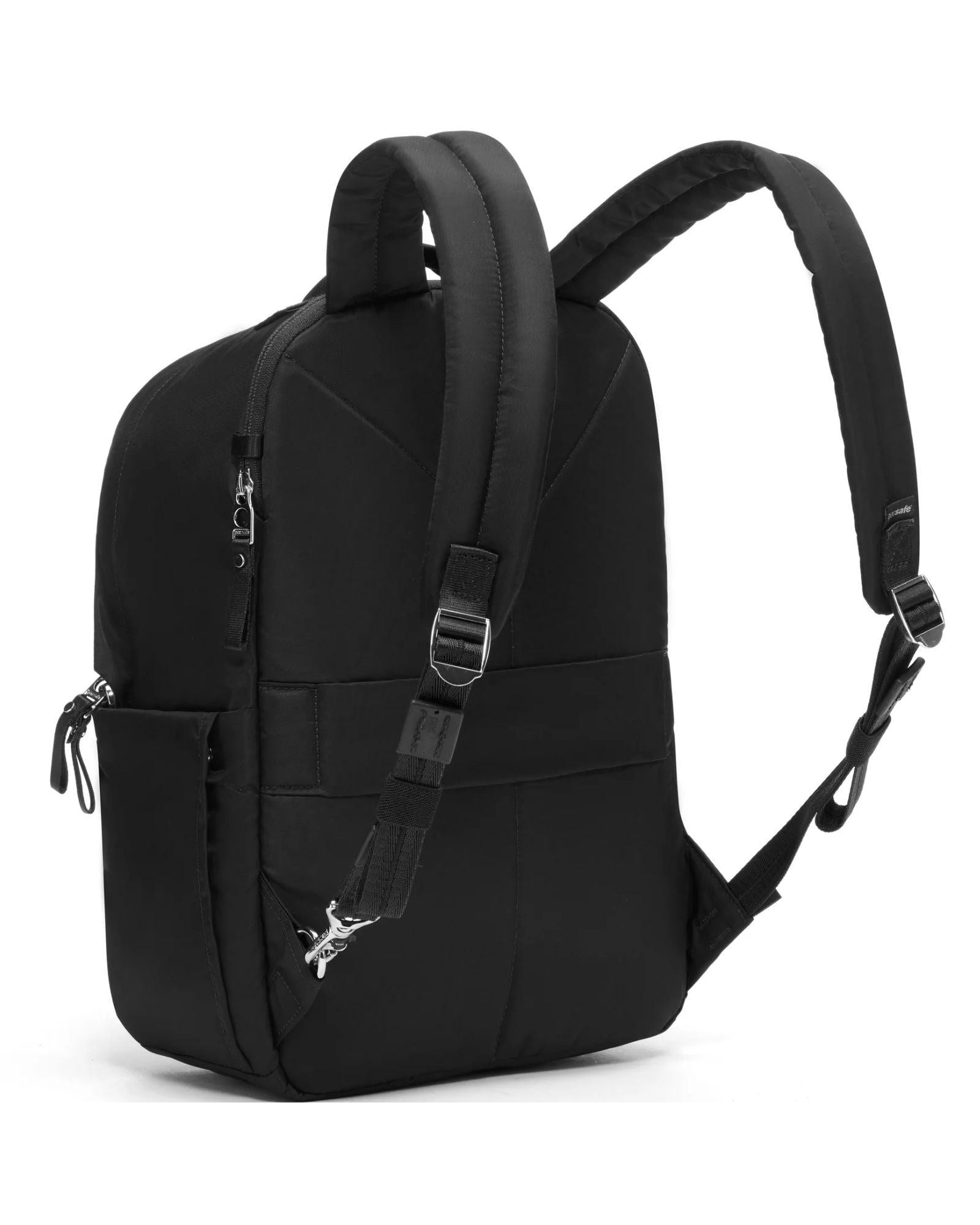 Pacsafe W Anti-Theft Laptop Backpack - 13-Inch / 10L - Black Back Left Image 5