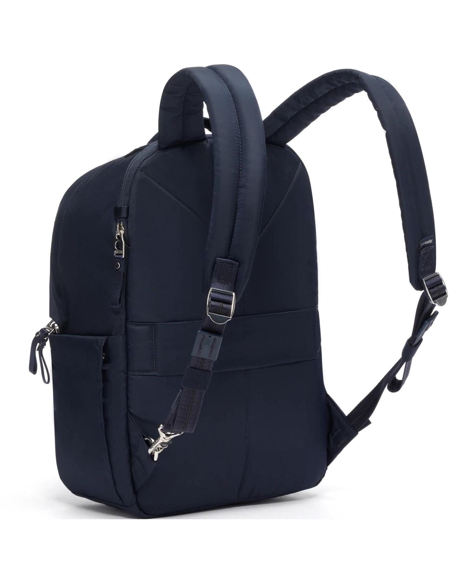 Pacsafe W Anti-Theft Laptop Backpack - 13-Inch / 10L - Navy Back Left Image 5