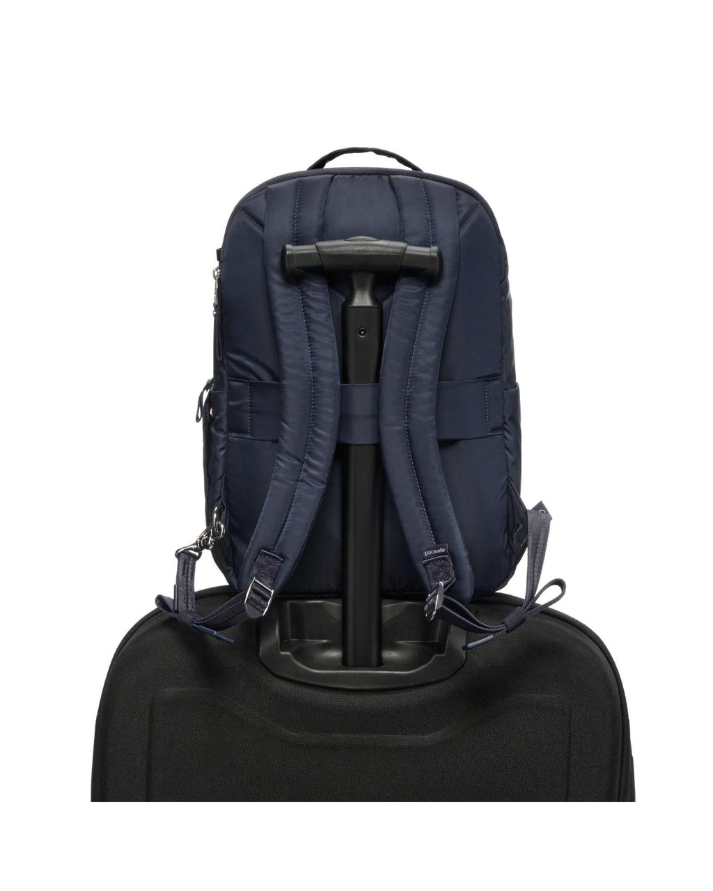 Pacsafe W Anti-Theft Laptop Backpack - 13-Inch / 10L - Navy Back Image 7
