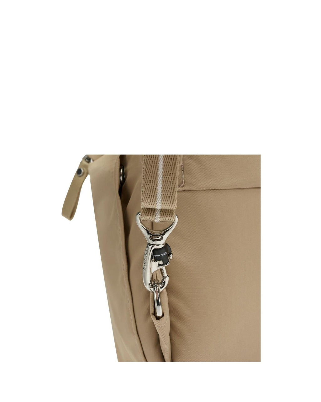 Pacsafe W Anti-Theft Laptop Backpack - 13-Inch / 10L - Taupe Back Image 8