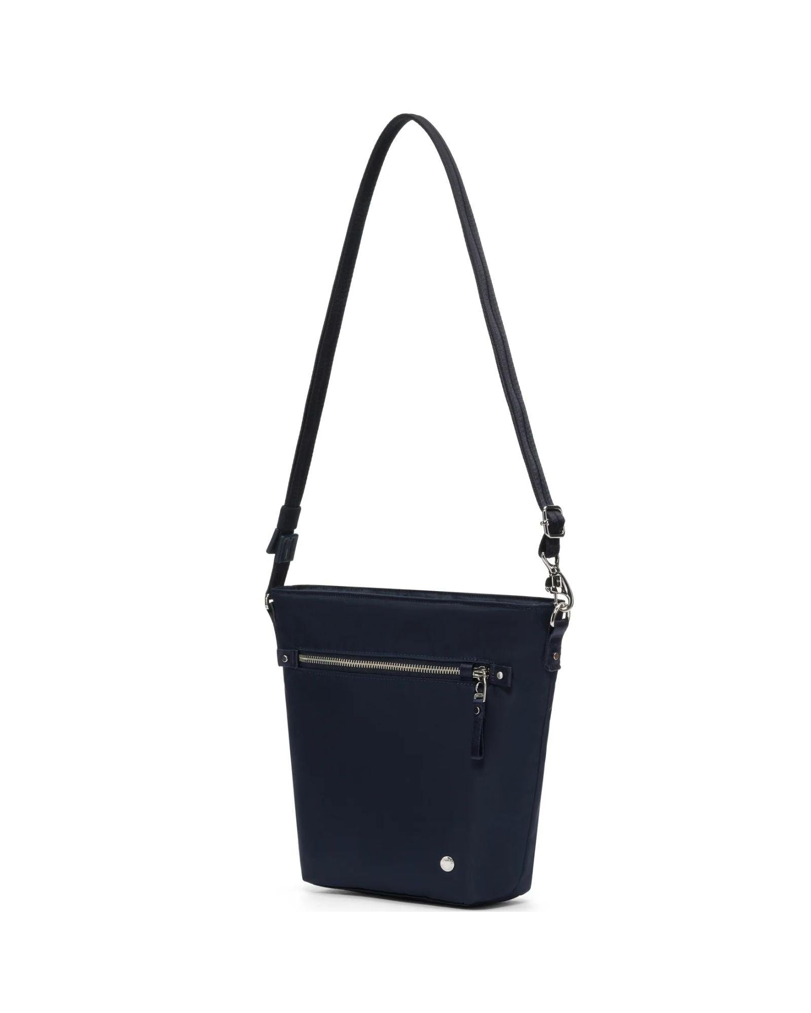 Pacsafe W Anti-Theft Crossbody Bag - 3L - Navy_ Front Left Image 4